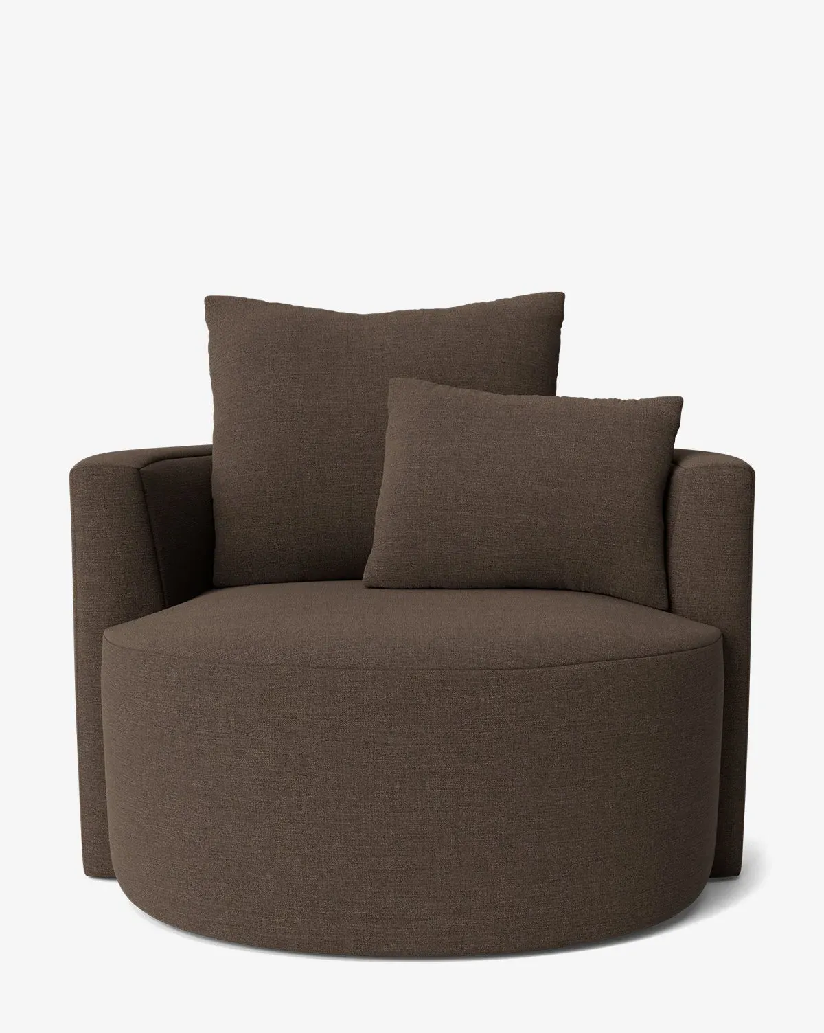 Banbury Upholstered Swivel Chair - Coffee, Crypton product