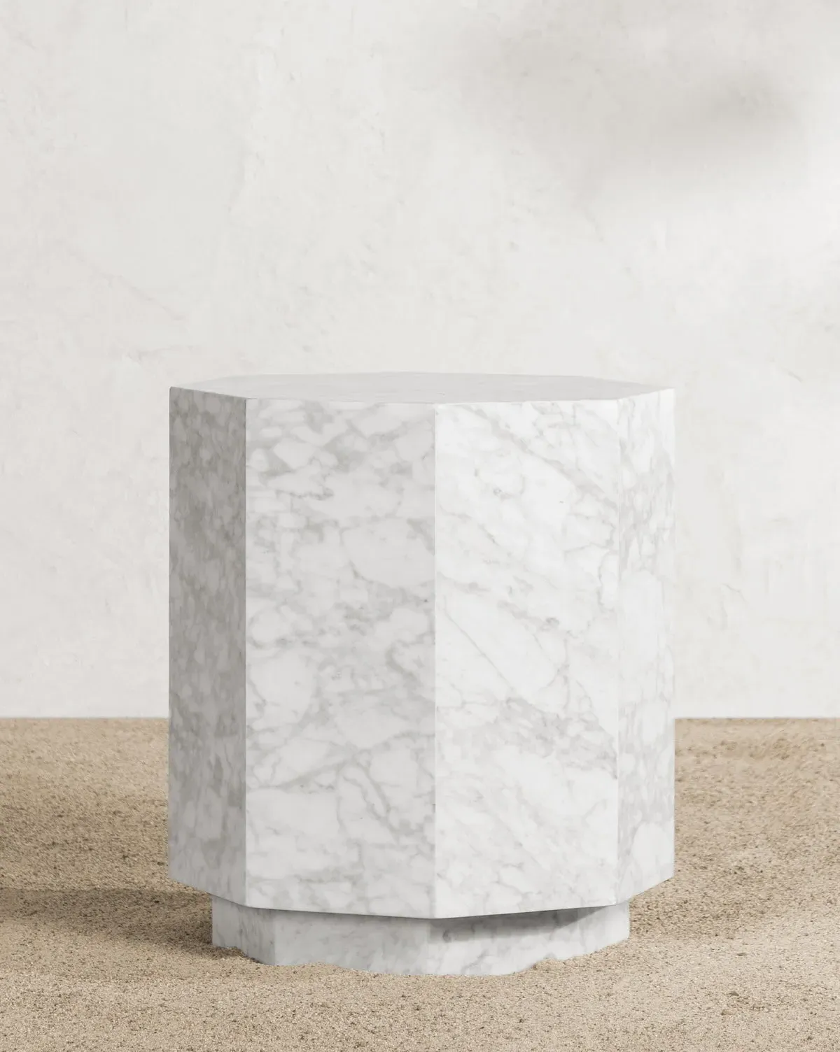 Barcelo Hexagonal Outdoor Side Table - Marble product