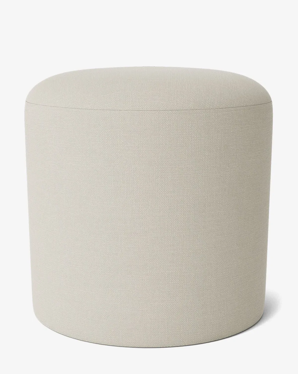 Bellamy Small Cylindrical Ottoman - Egret, Perennials product