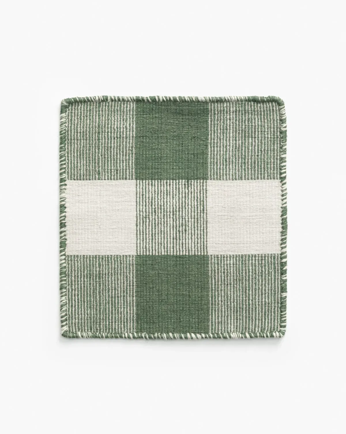 Belleville Checkered Indoor/Outdoor Rug Swatch - Green product