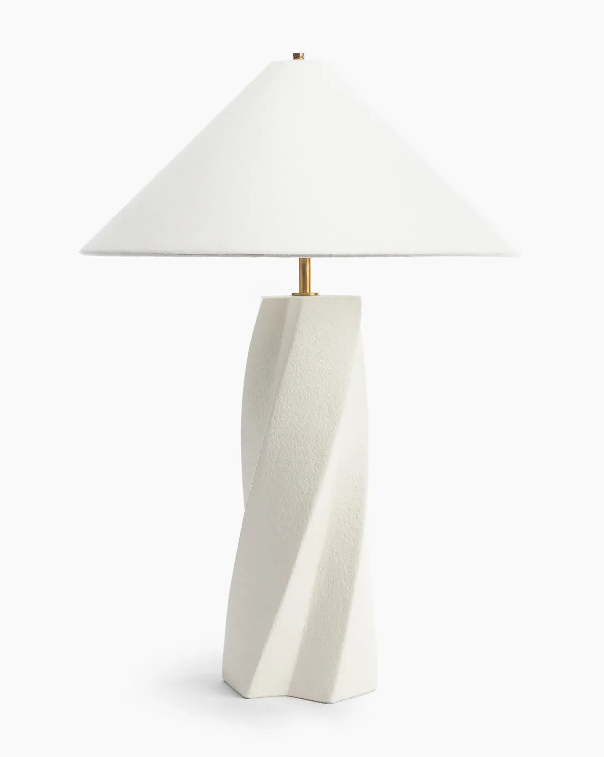 Bettencourt Table Lamp - White Resin, Brass product