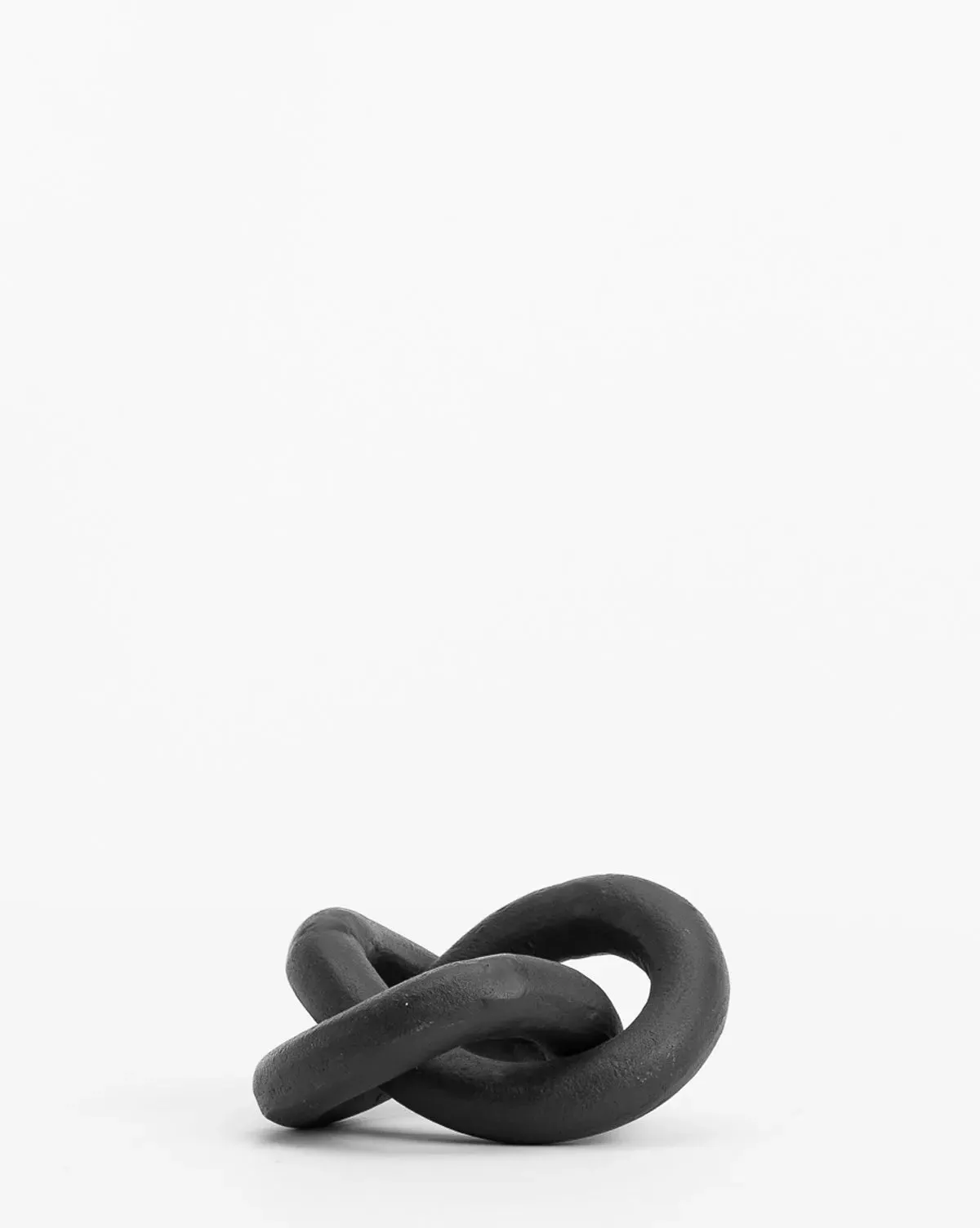Black Infinity Loop Decorative Object - Black, Metal product