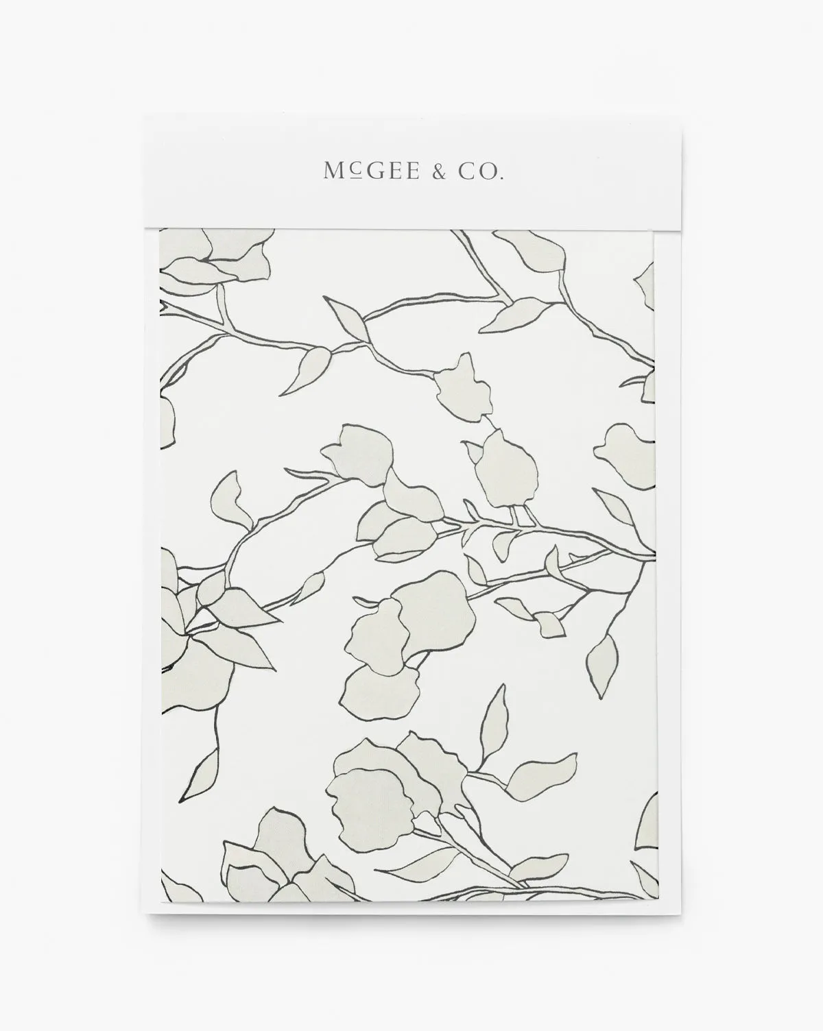 Blair Sketched Floral Wallpaper Swatch - Matte product