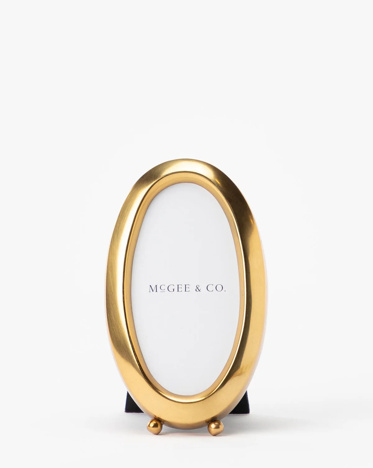 Blanche Oval Picture Frame - Brass product