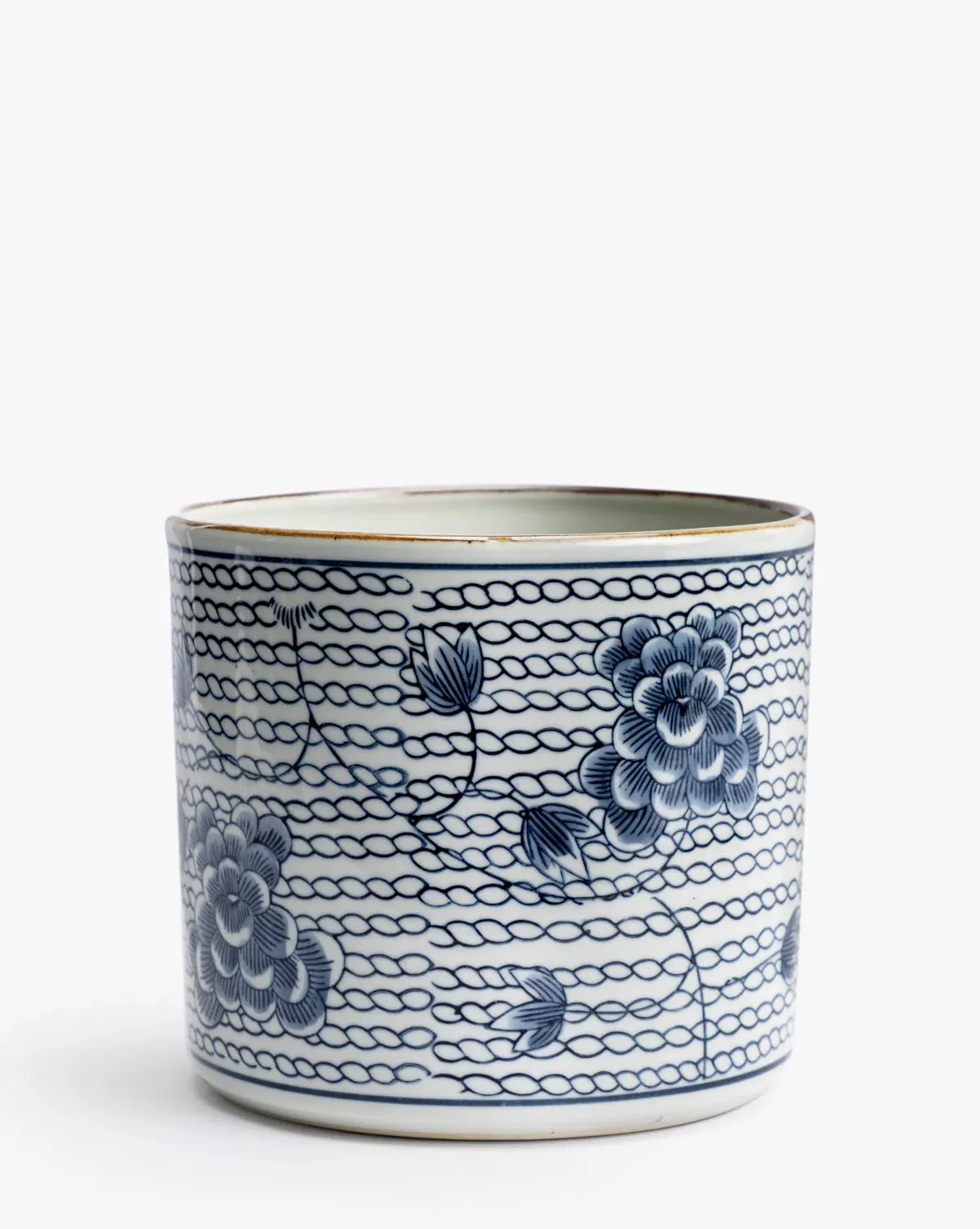 Blue & White Ceramic Planter - Blue, White product