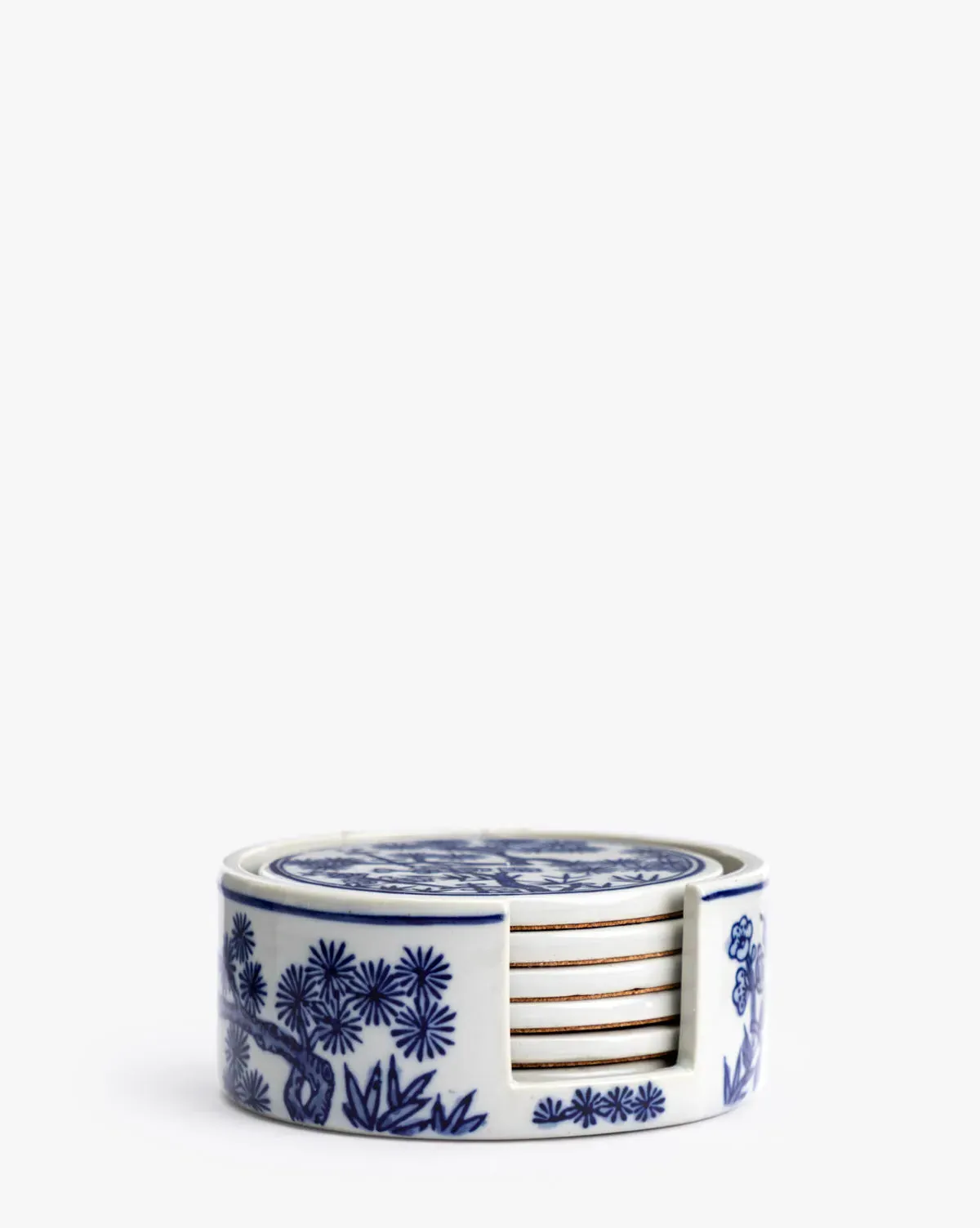 Blue & White Porcelain Coasters Set of 6 product