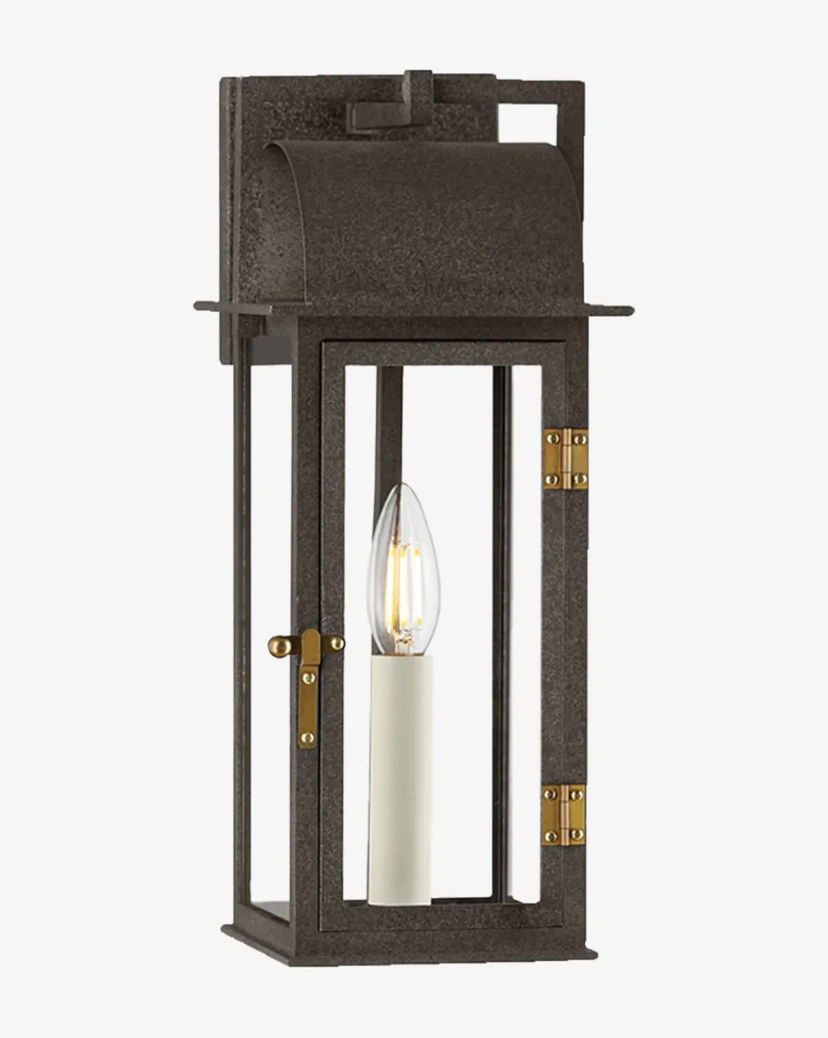 Bohen Small Exterior Wall Sconce - Iron, Brass product