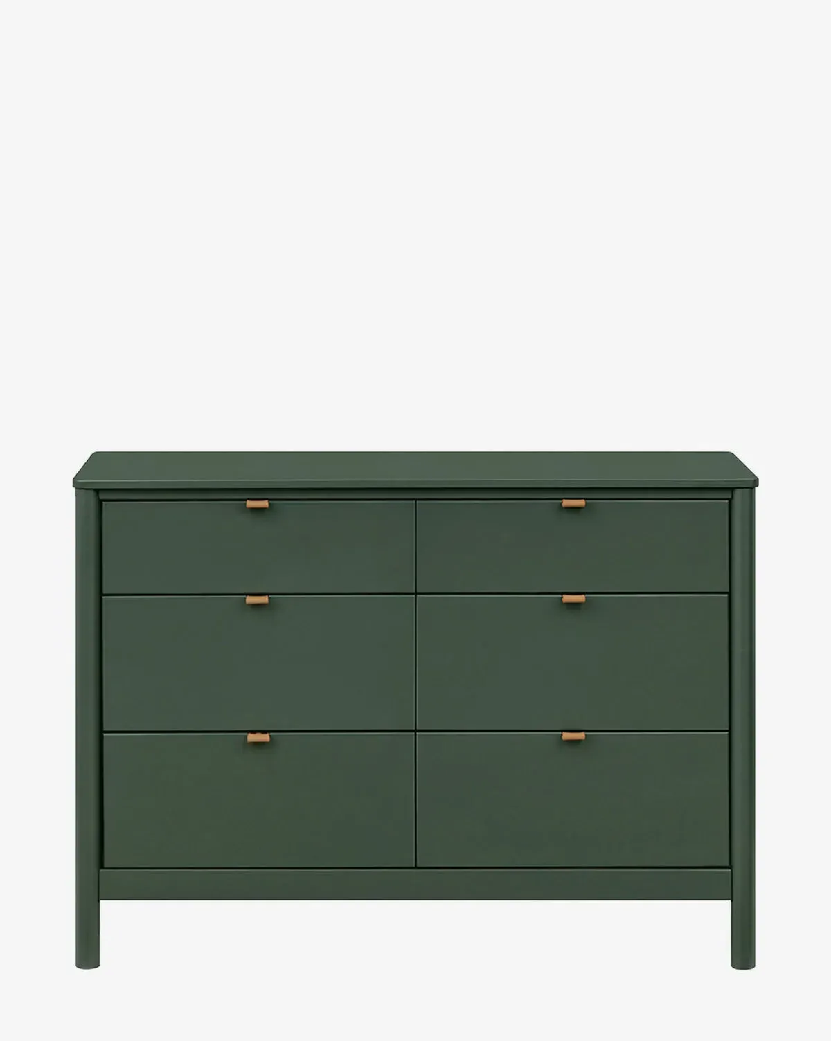 Bondi 6-Drawer Dresser - Forest Green product
