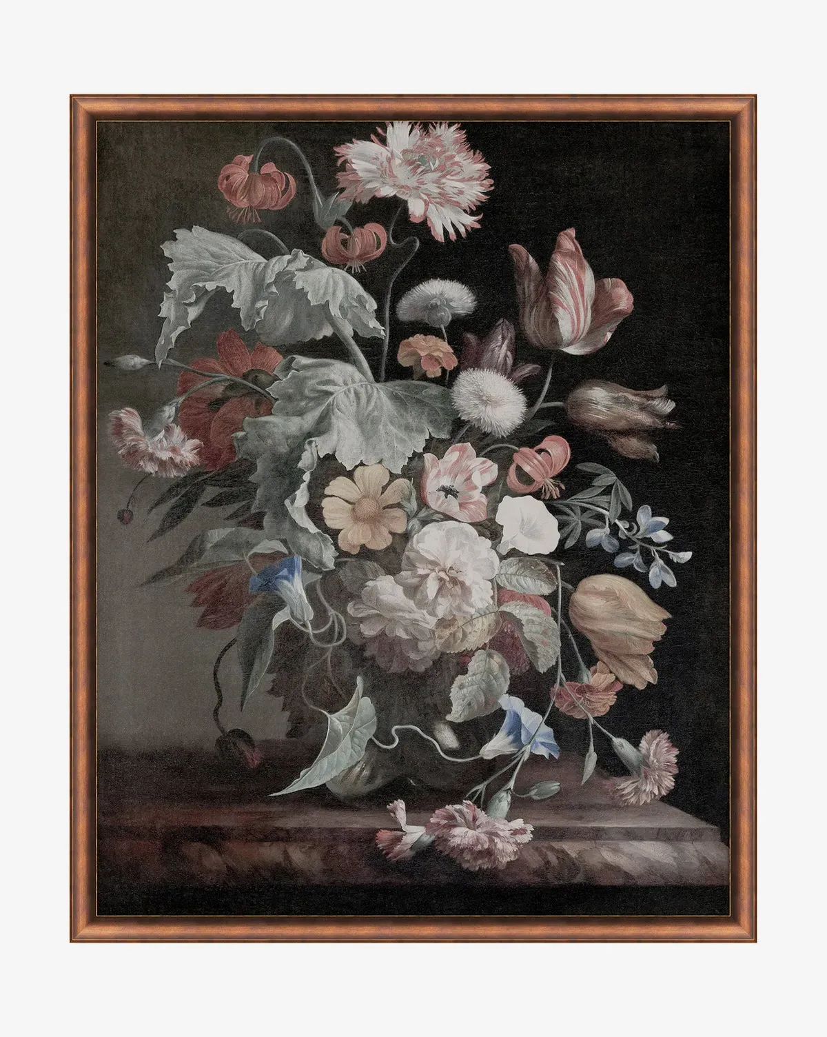 Botanical Renaissance Framed Wall Art - Bronze product