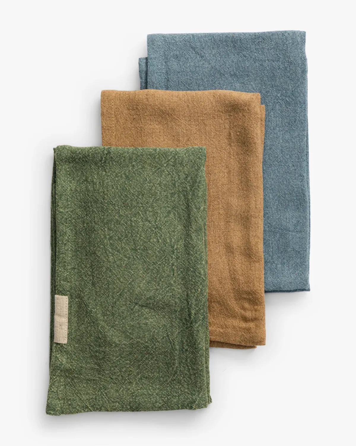 Bradford Linen Blend Tea Towels Set of 3 - Green product