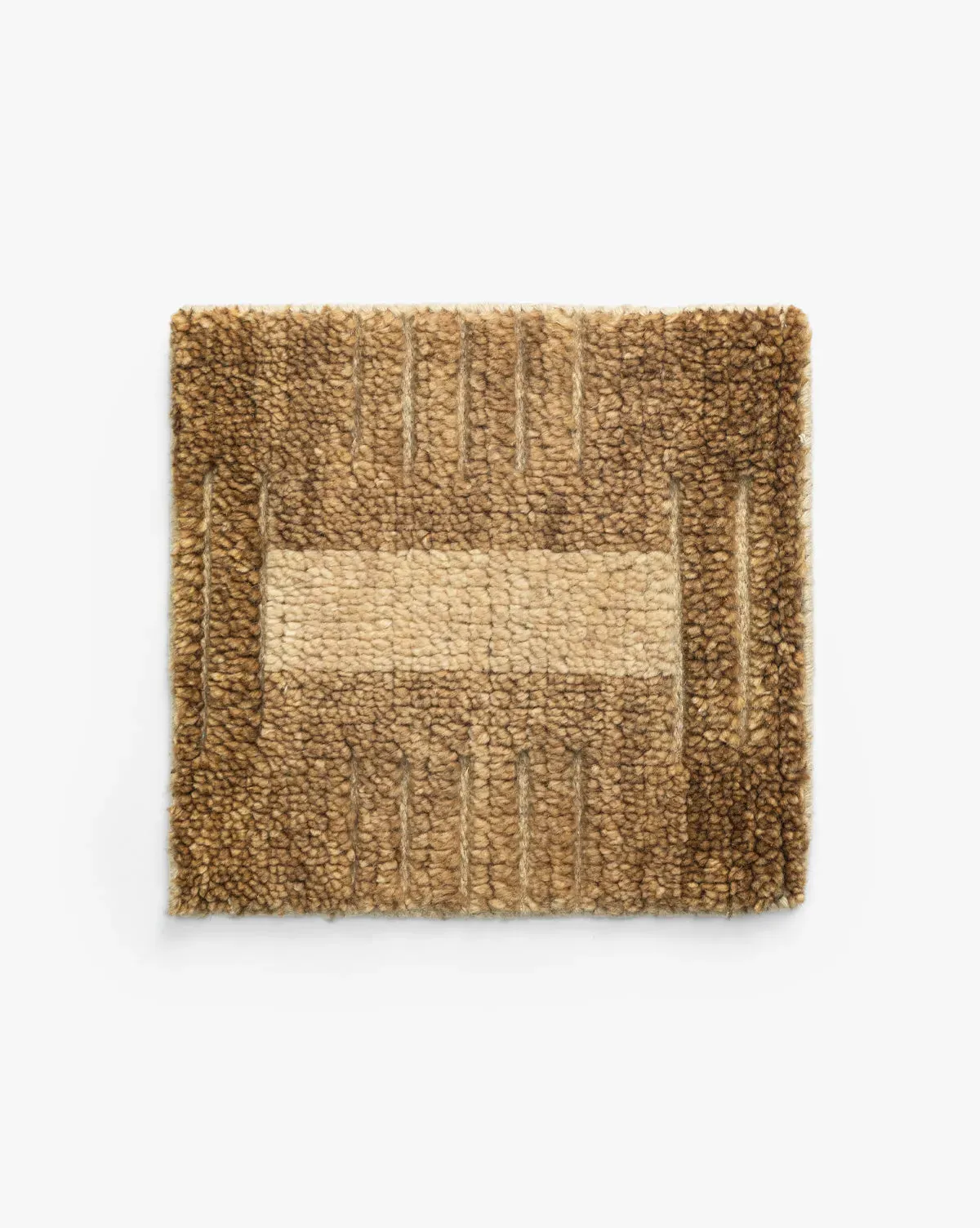 Brenner Hand-Knotted Wool Rug Swatch - Tan product