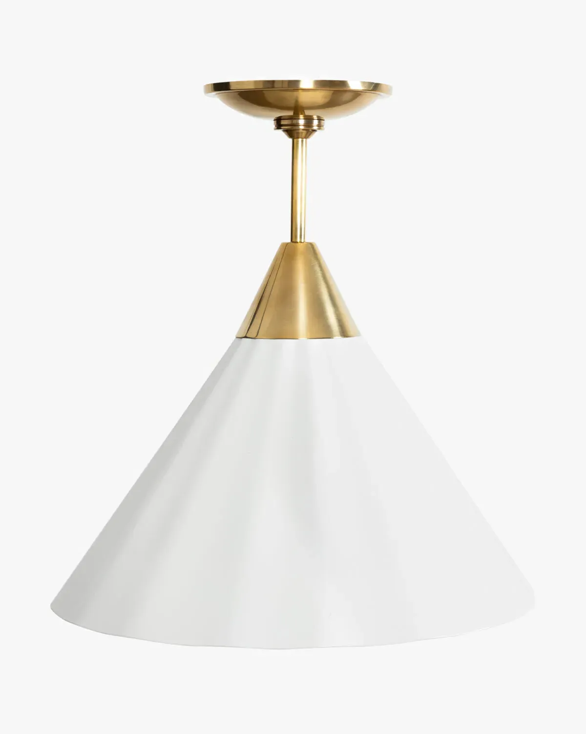 Brigadier Flush Mount - Off-White, Metal product