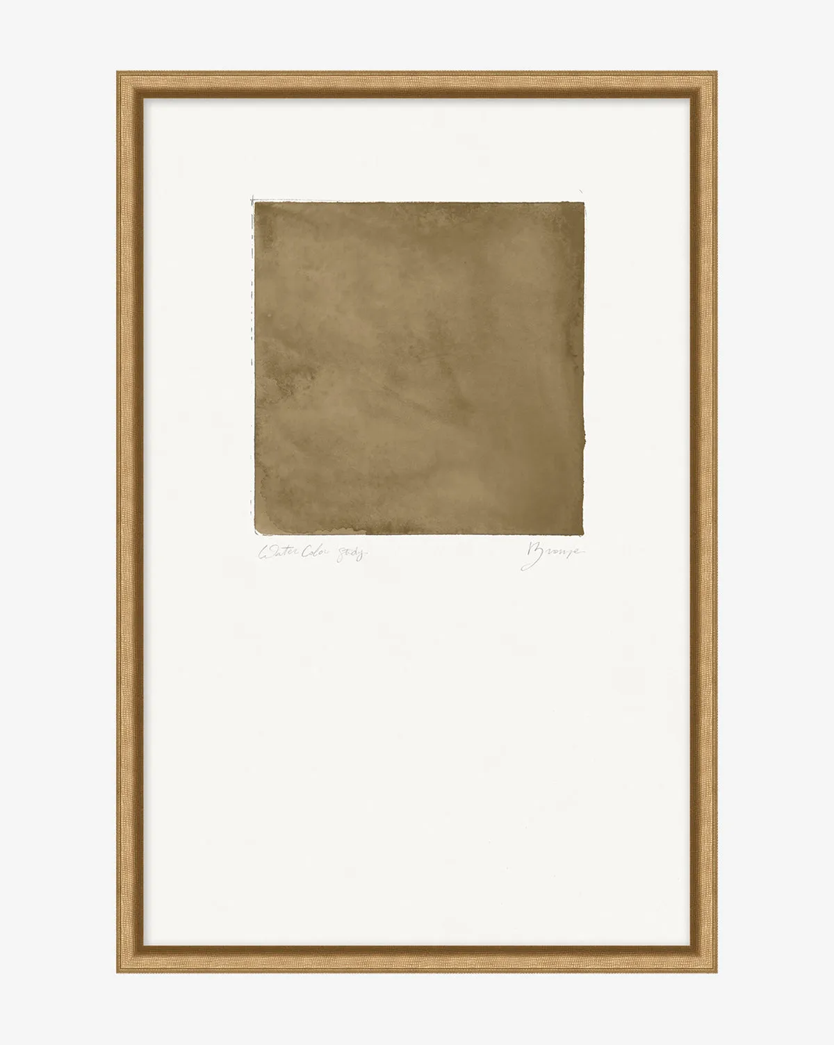 Bronze Study Framed Wall Art - Bronze product