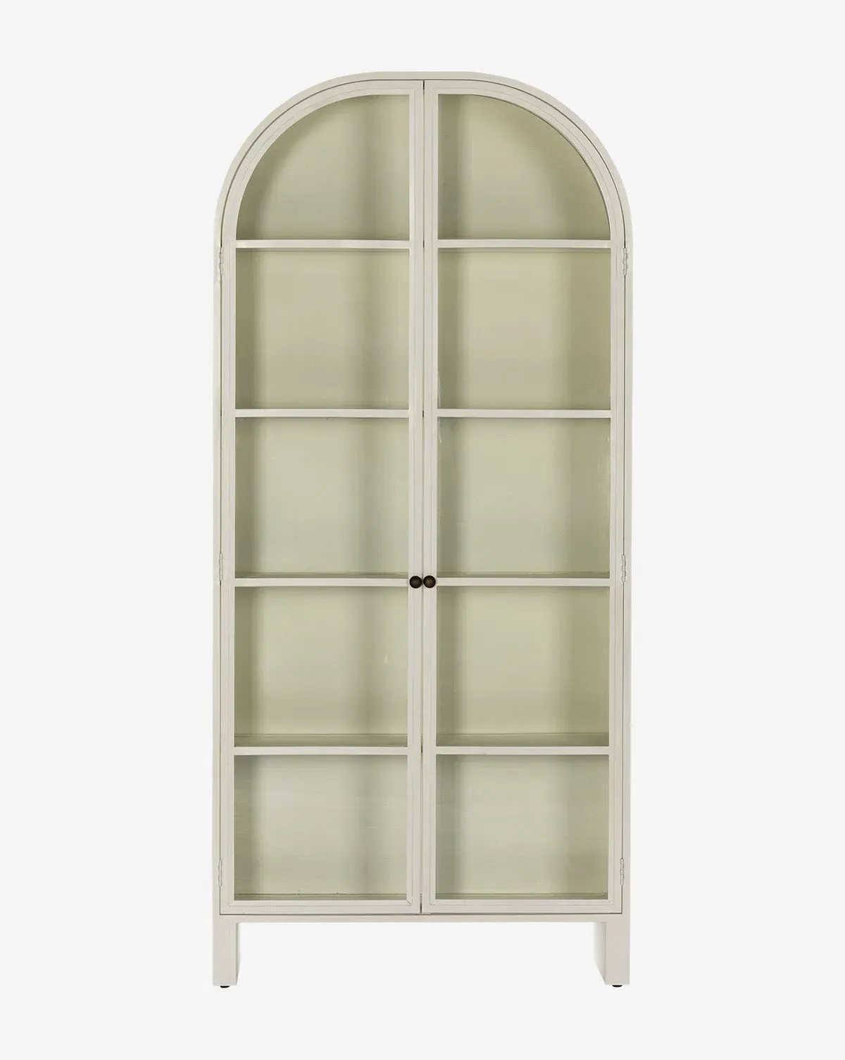 Brookes Cabinet with Glass Doors - Cream, Iron product