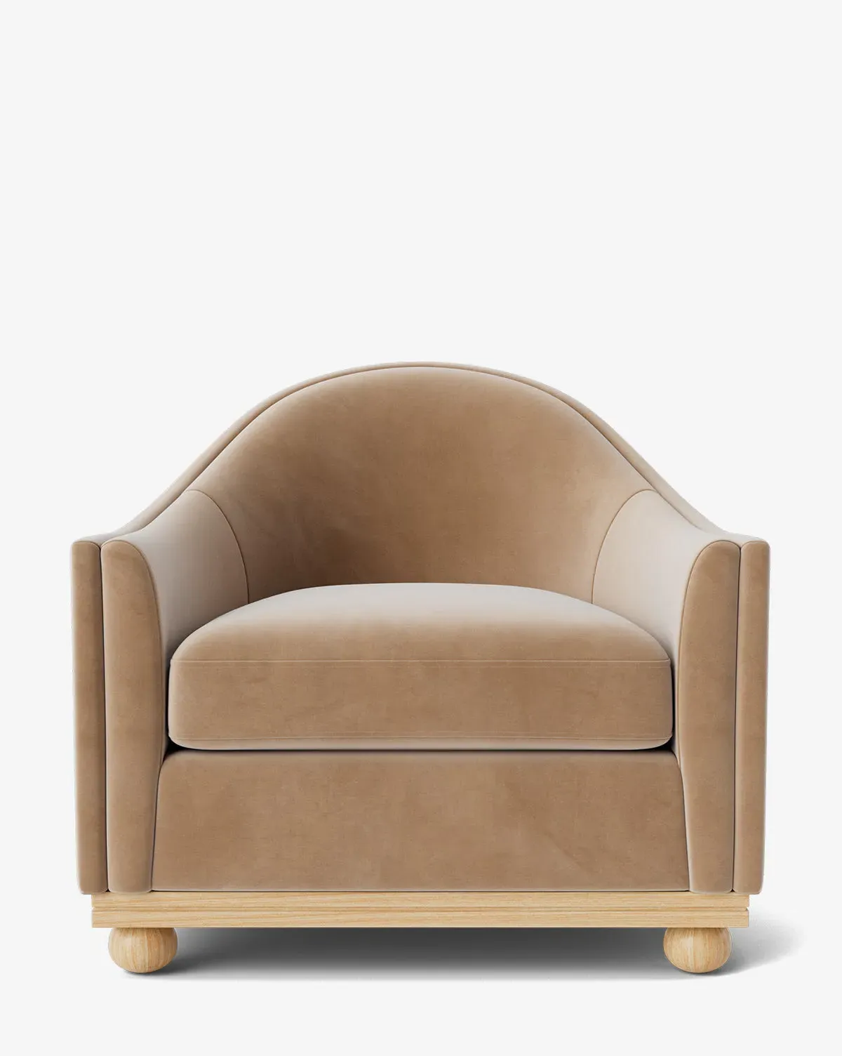 Bunnell Lounge Chair - Fawn, Velvet product