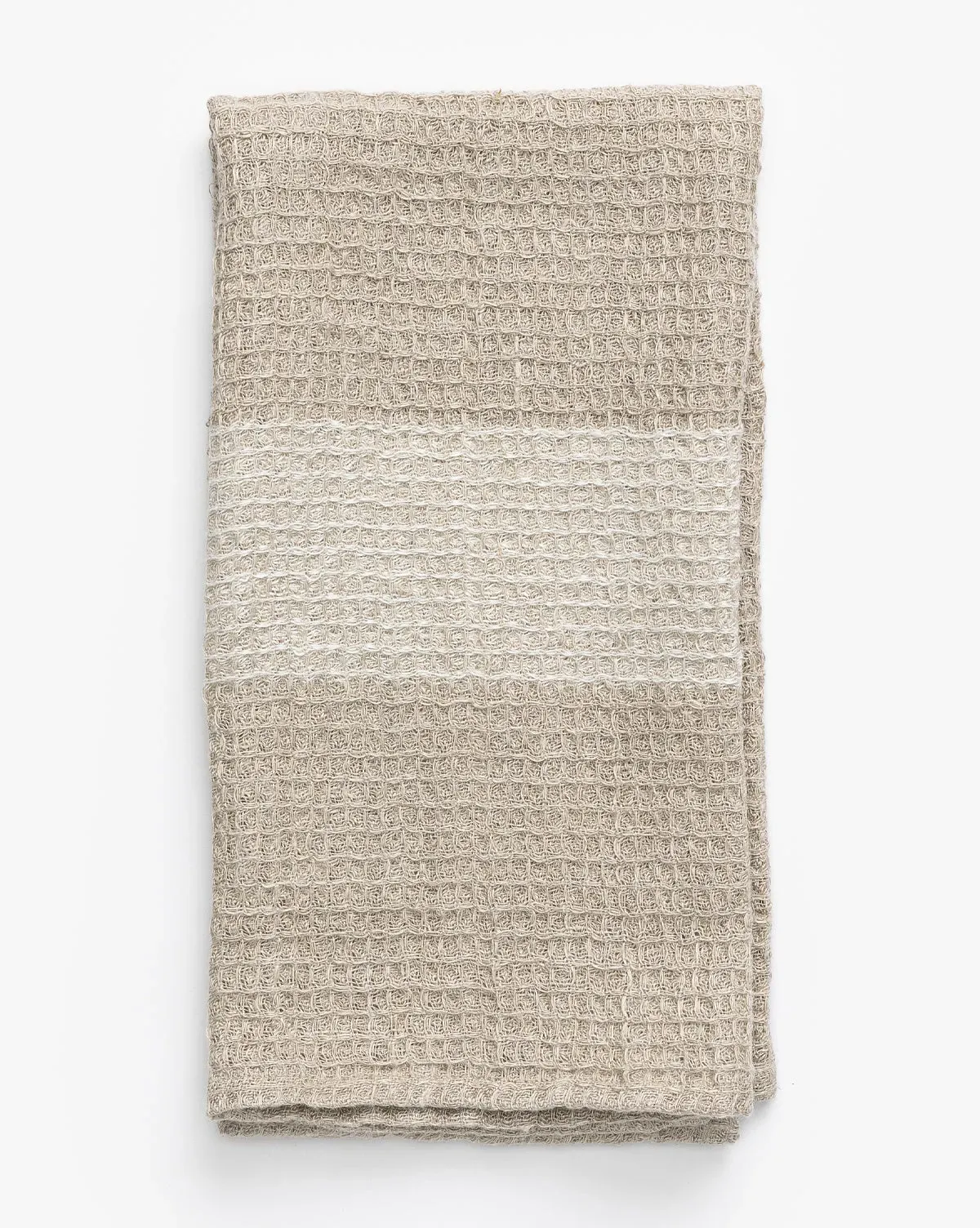 Bunton Waffle Tea Towel - Tan, Linen product
