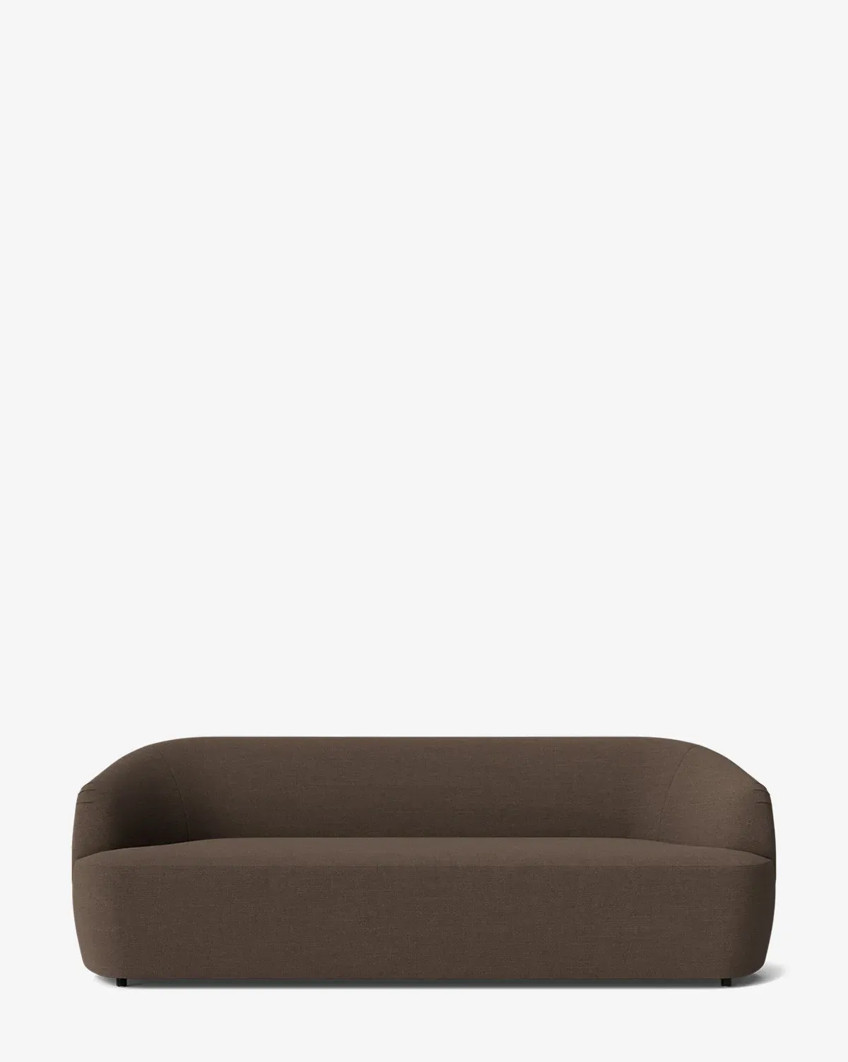 Byron 3-Seater Sofa with Curved Back - Coffee, Crypton product