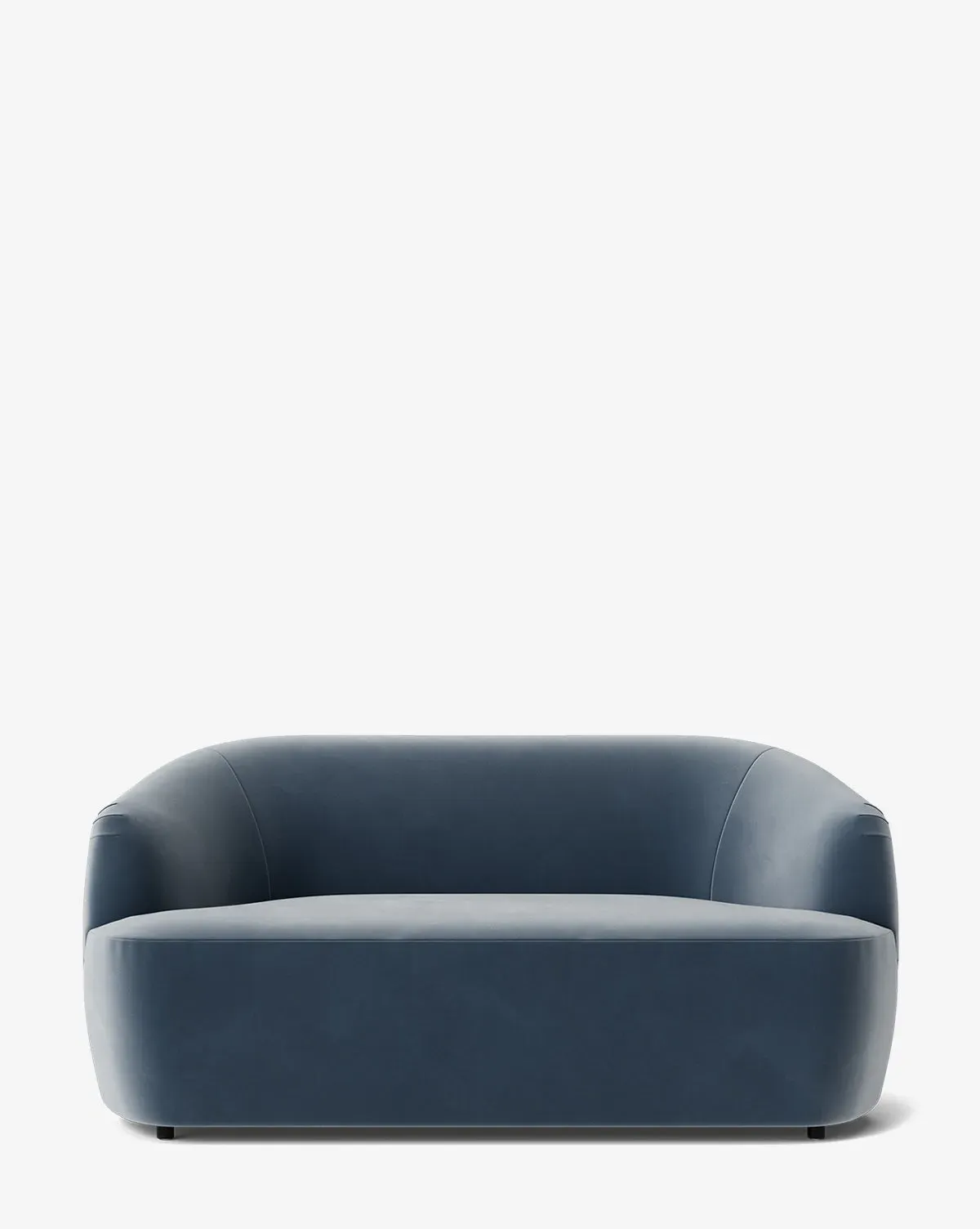 Byron 68" Settee with Curved Back - Velvet product
