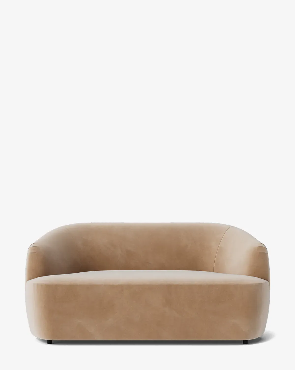 Byron Settee 2-Seater Sofa - Fawn, Velvet product