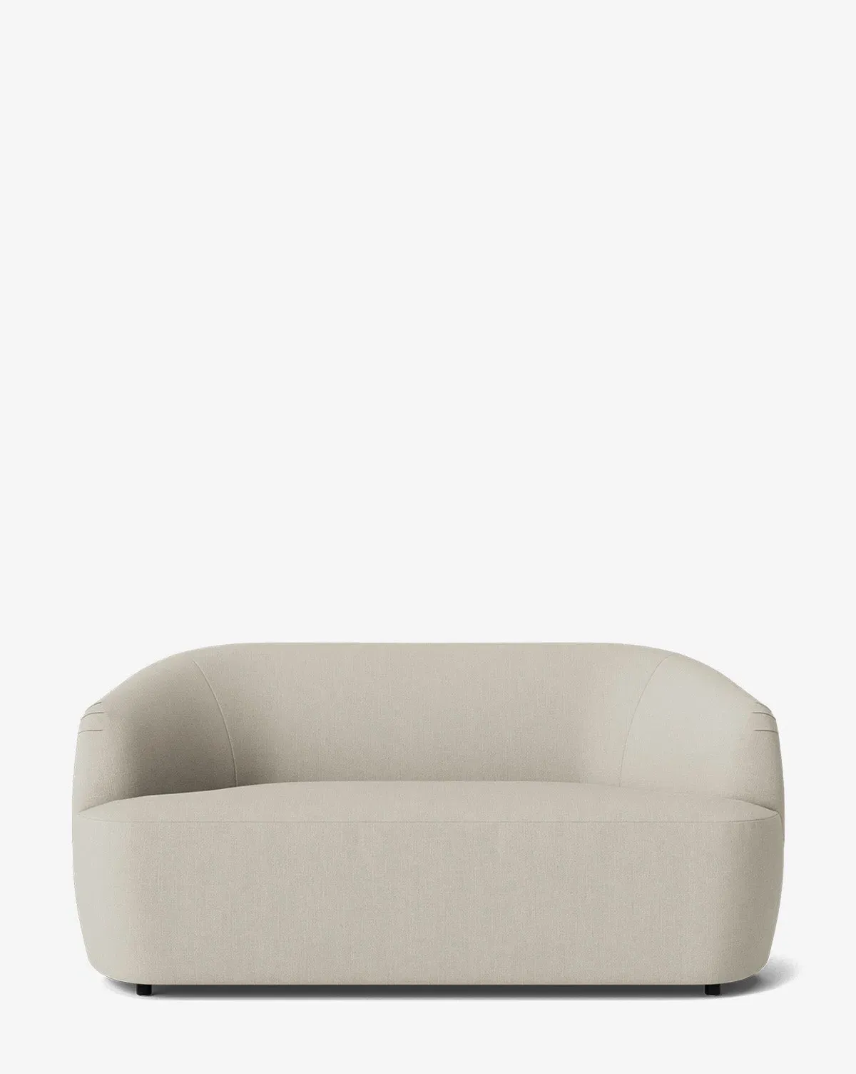 Byron Settee 68" - Basalt Belgian Linen product