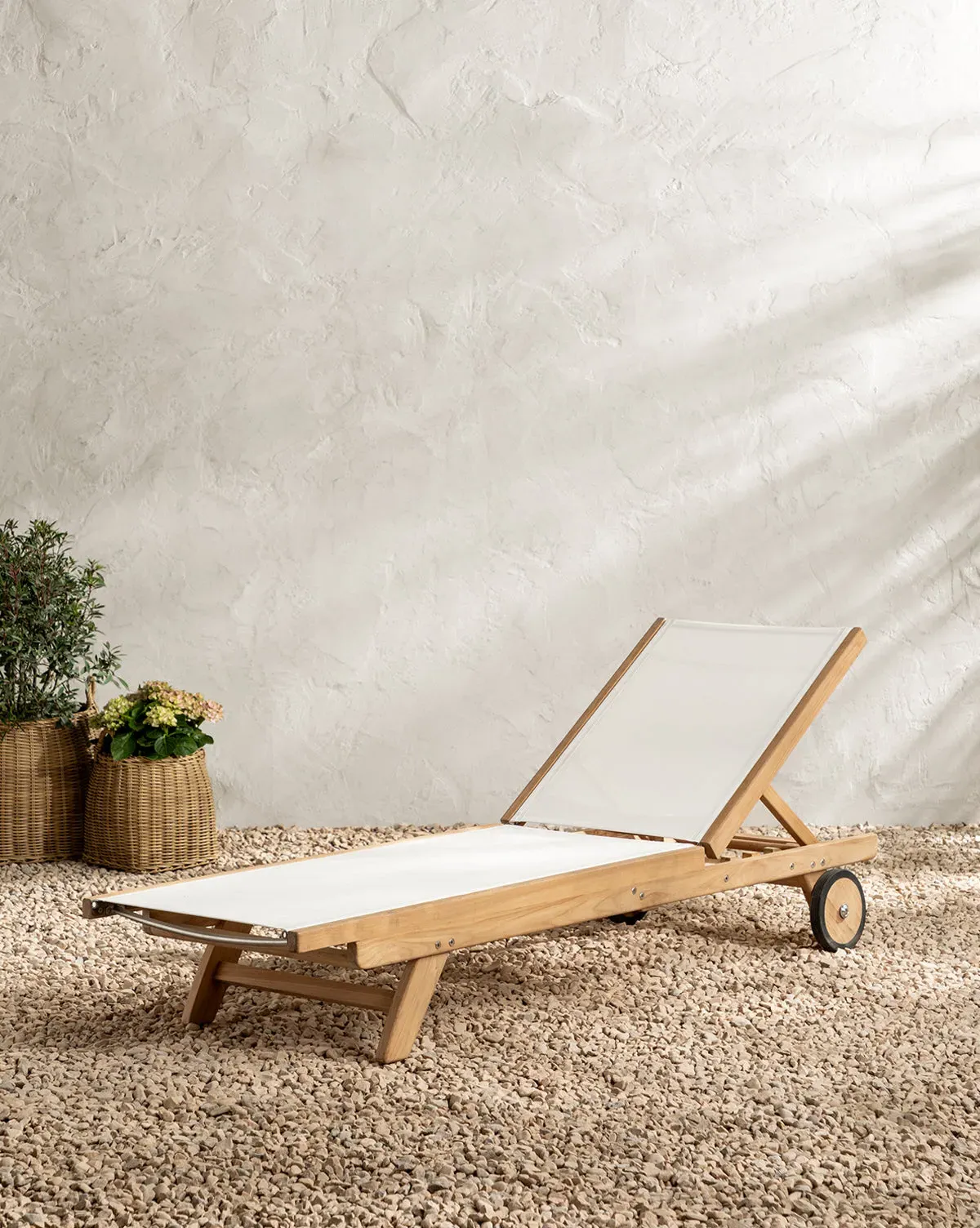 Cadie Outdoor Chaise - Teak product