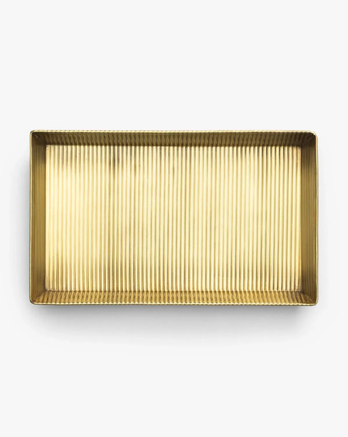 Calvert Fluted Tray - Brass product