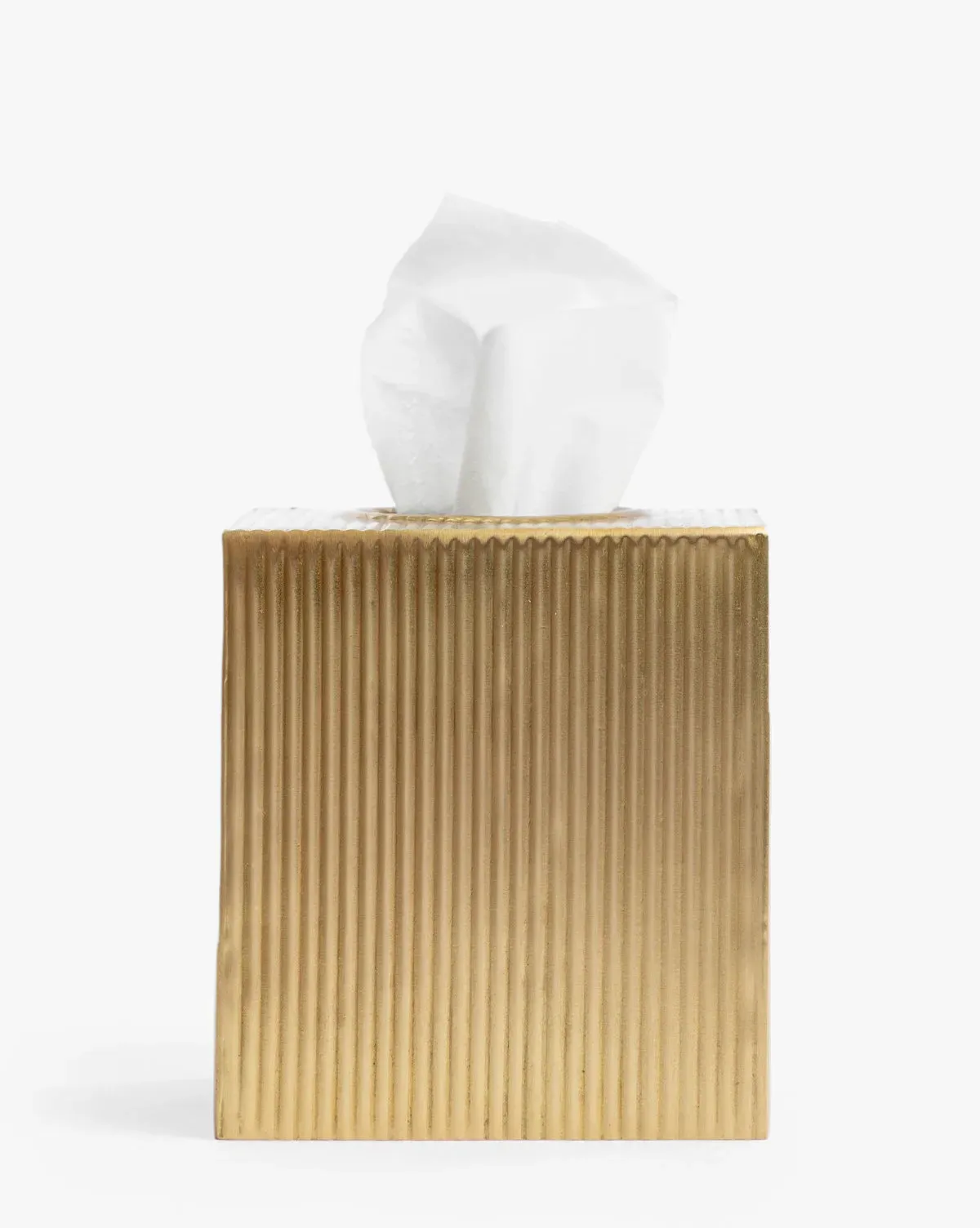 Calvert Tissue Box Cover - Brass product