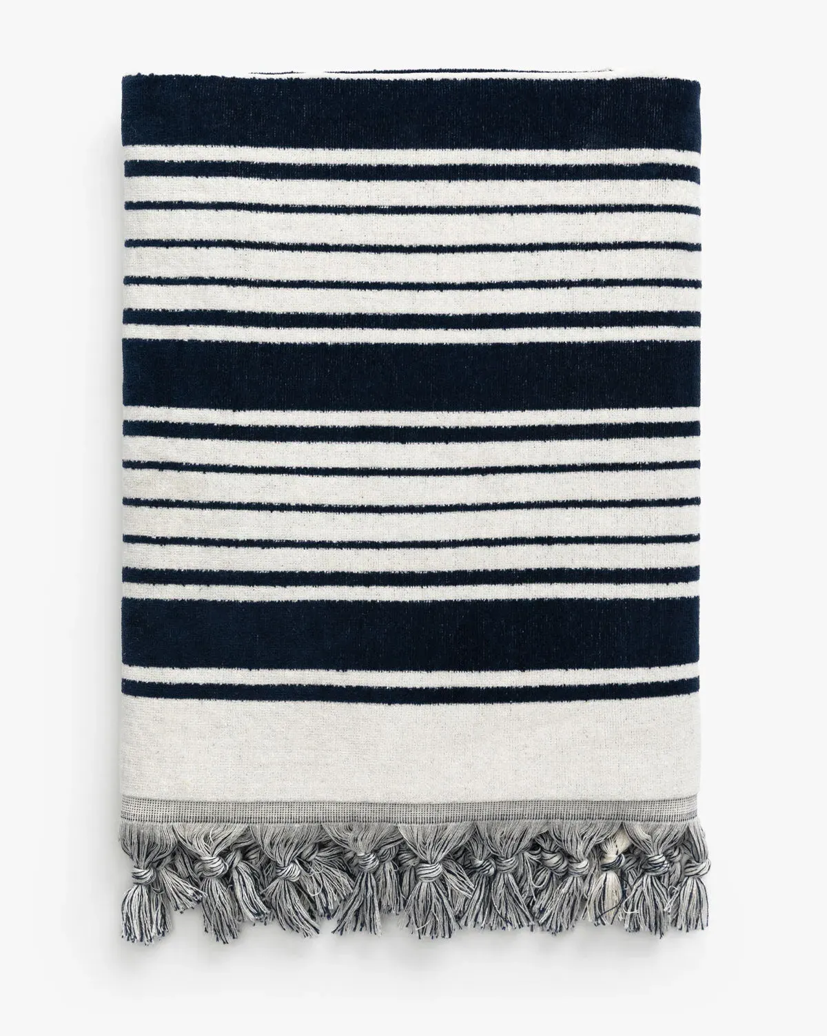 Cardiff Beach Towel - Navy, Turkish Cotton product