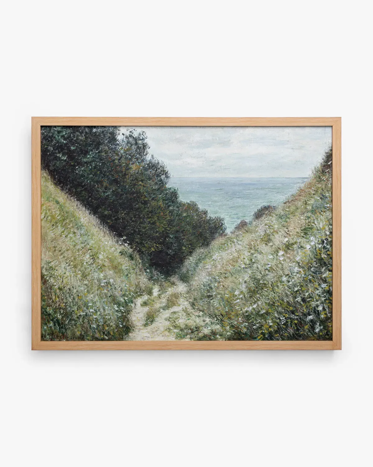 Carved Path Gallery-Wrapped Giclee Canvas - Oak product
