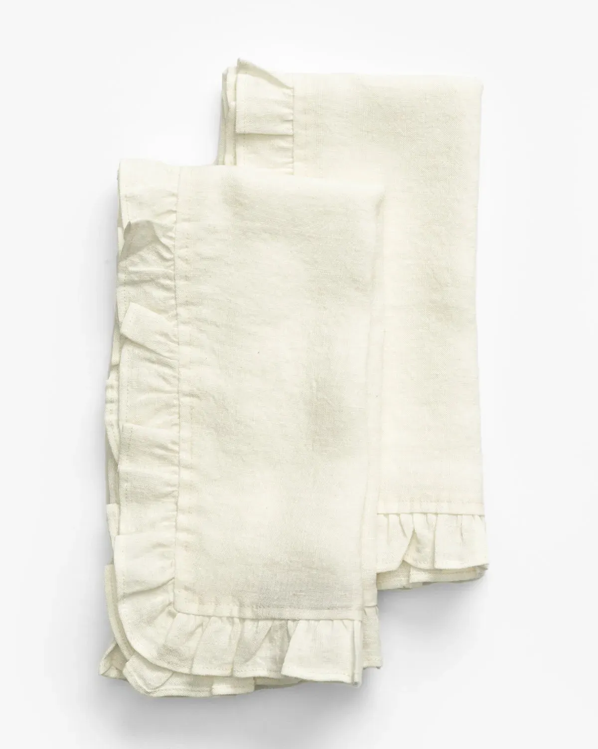 Catania Set of 4 Linen Napkins - White product