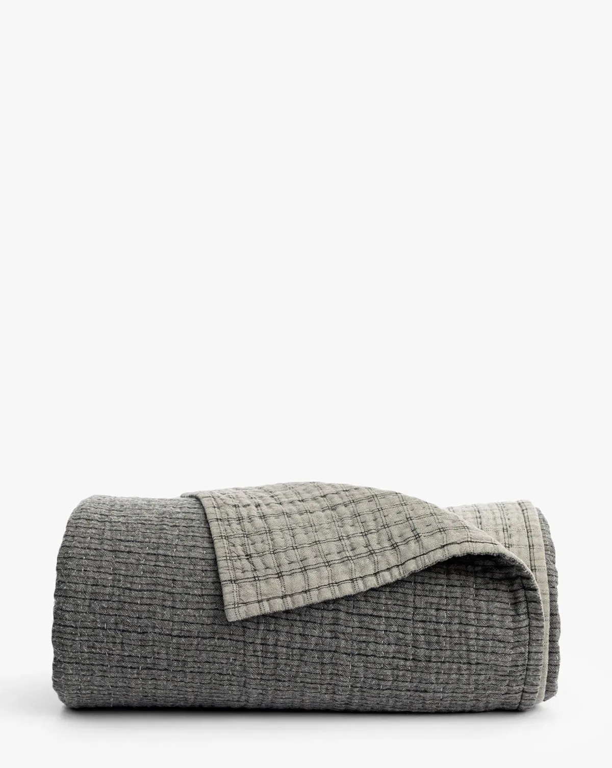 Cecily Crib Quilt Reversible - Blue, Chambray product