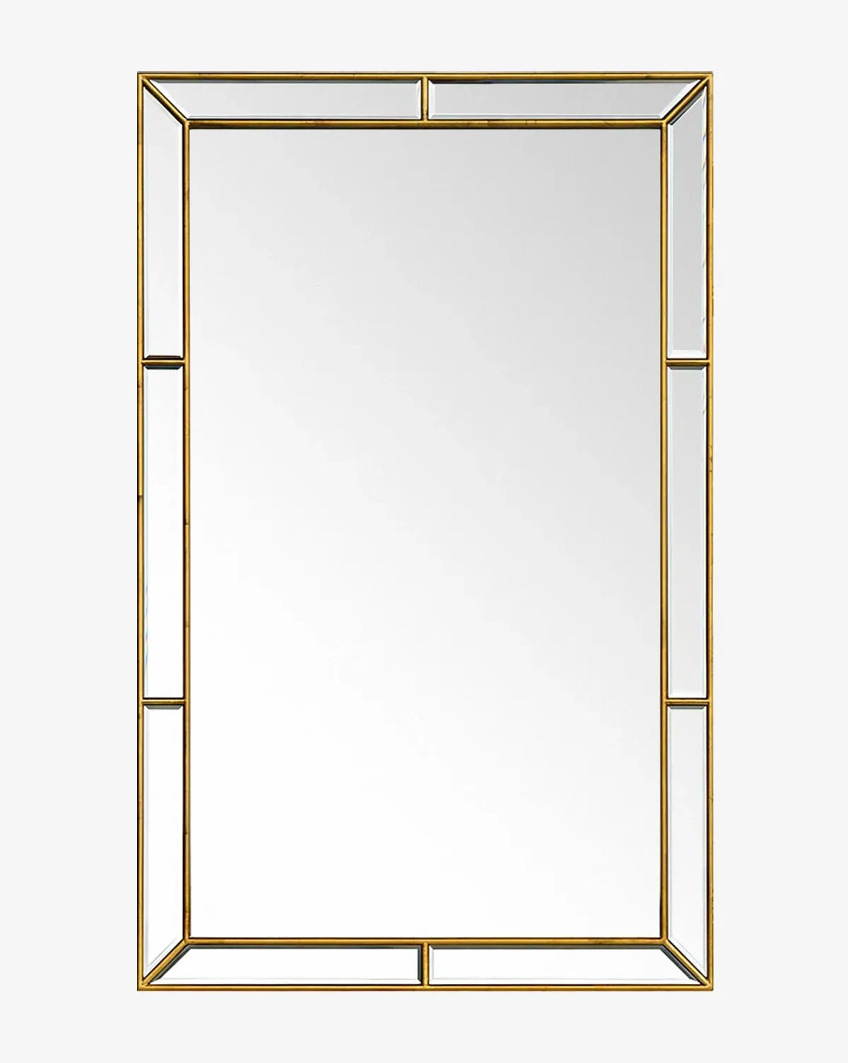 Celine Beveled Mirror - Gold Leaf product