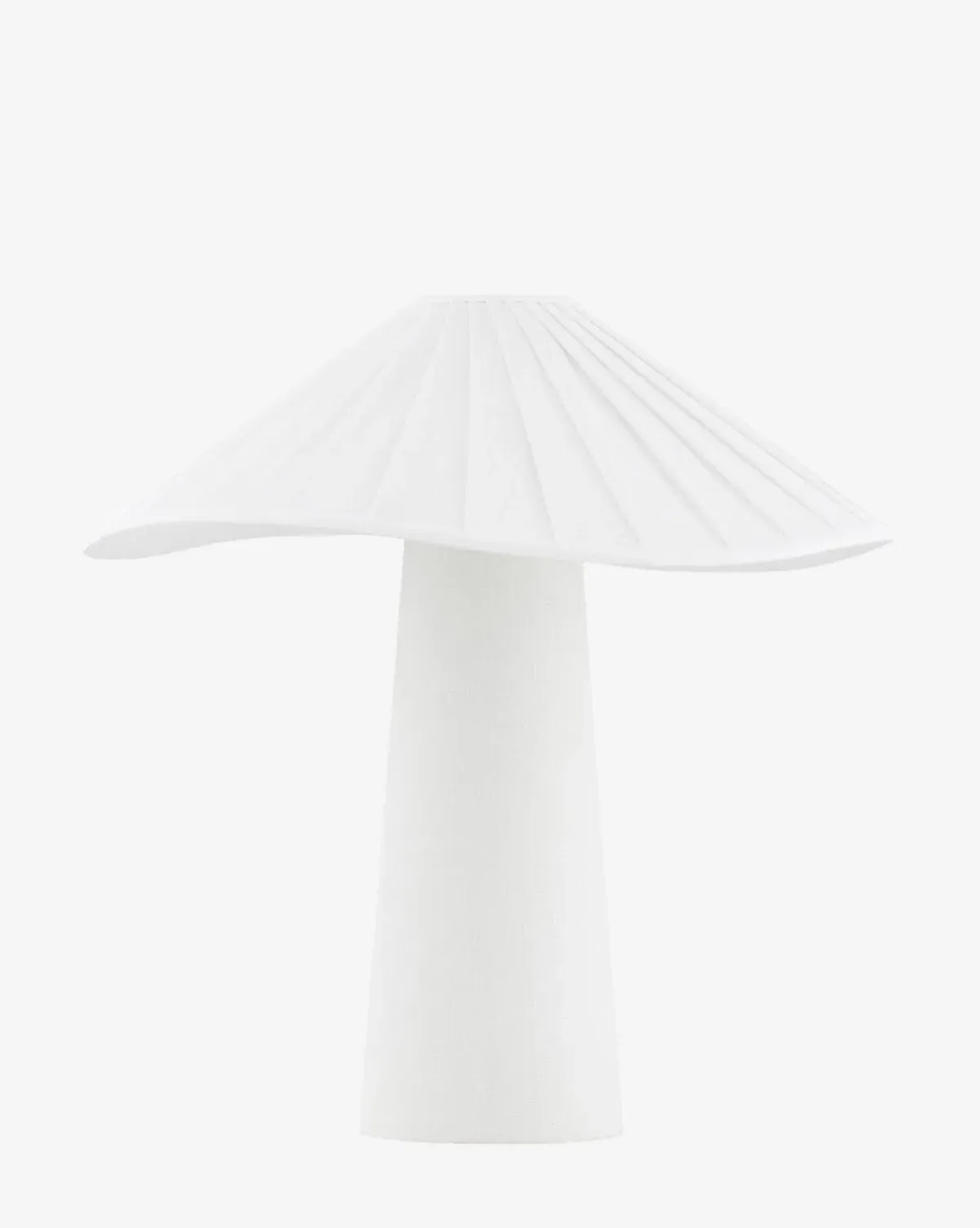 Chanterelle Table Lamp with Pleated Tapered Shade product