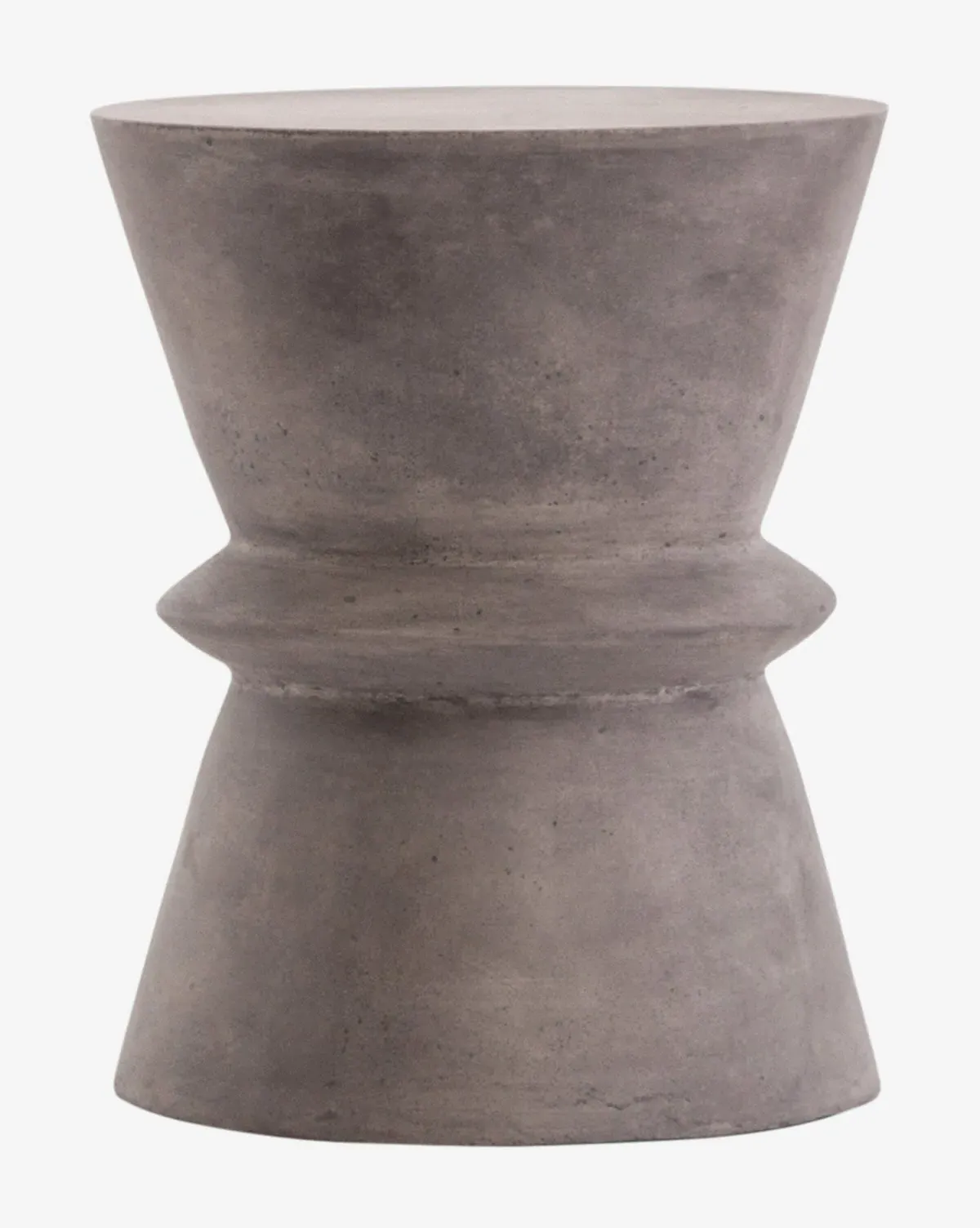 Charlotte Hourglass Side Table - Dark Gray, Concrete product