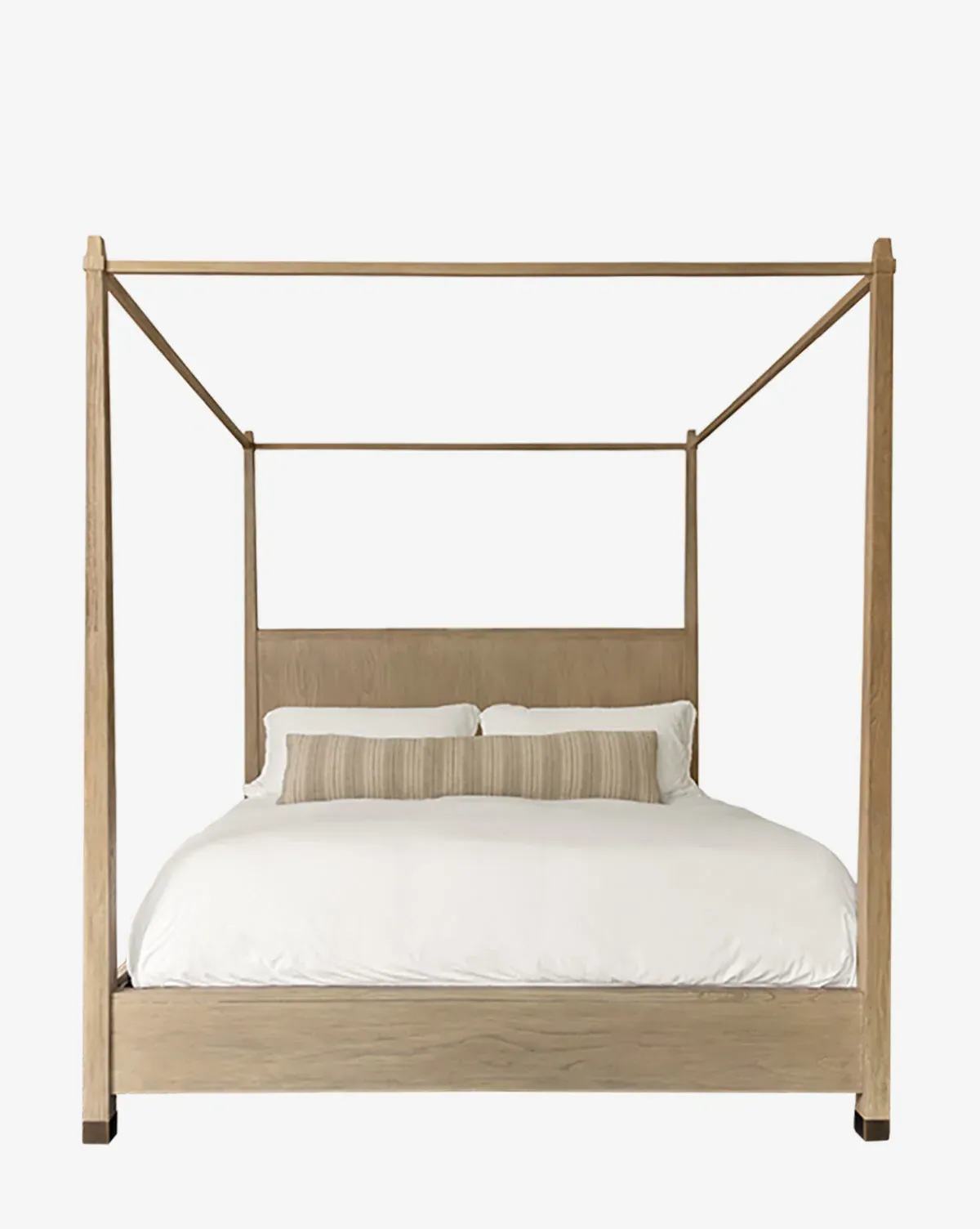 Charmaine Queen Size Canopy Bed - Teak product