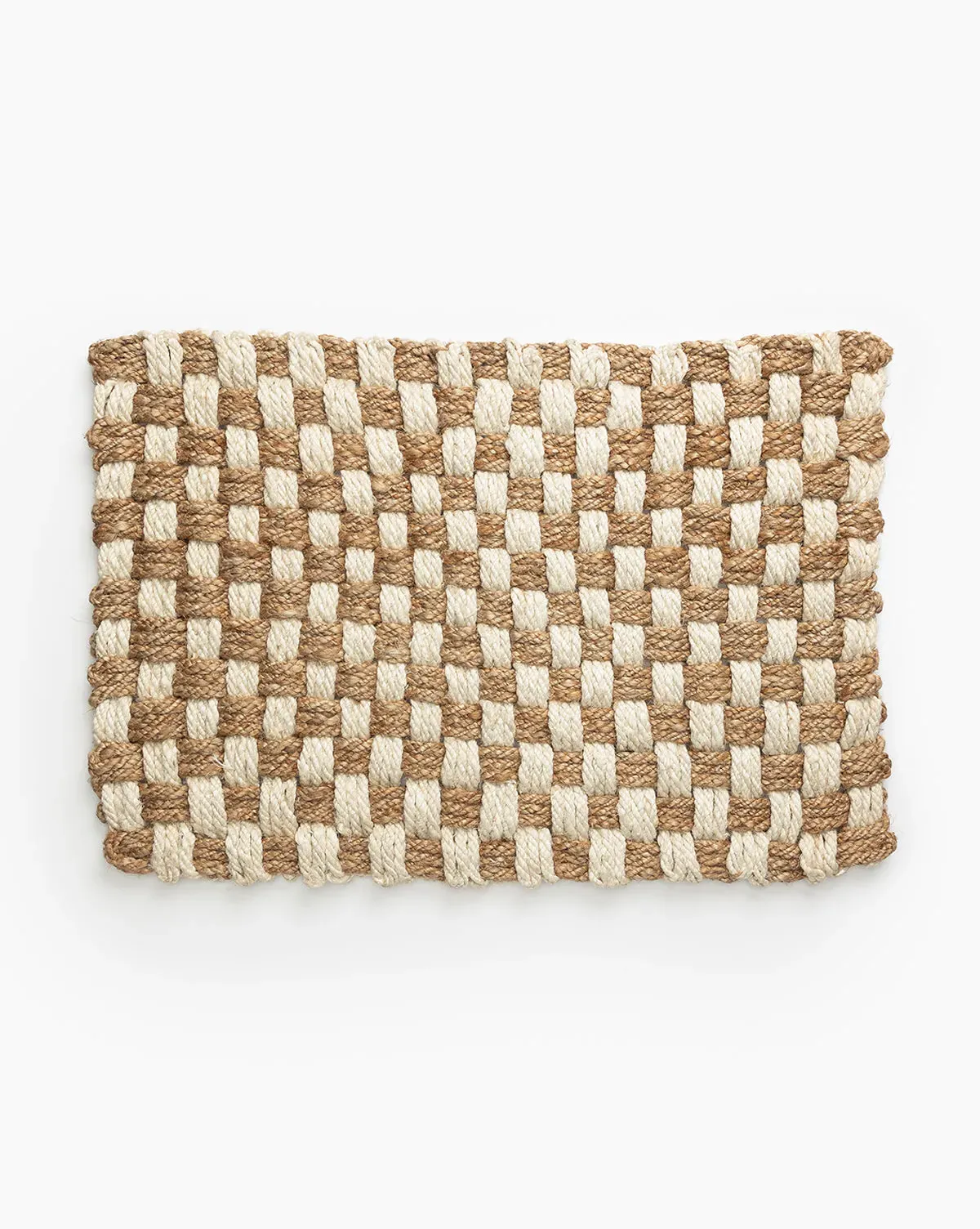 Checker Jute Doormat - Natural, Jute product