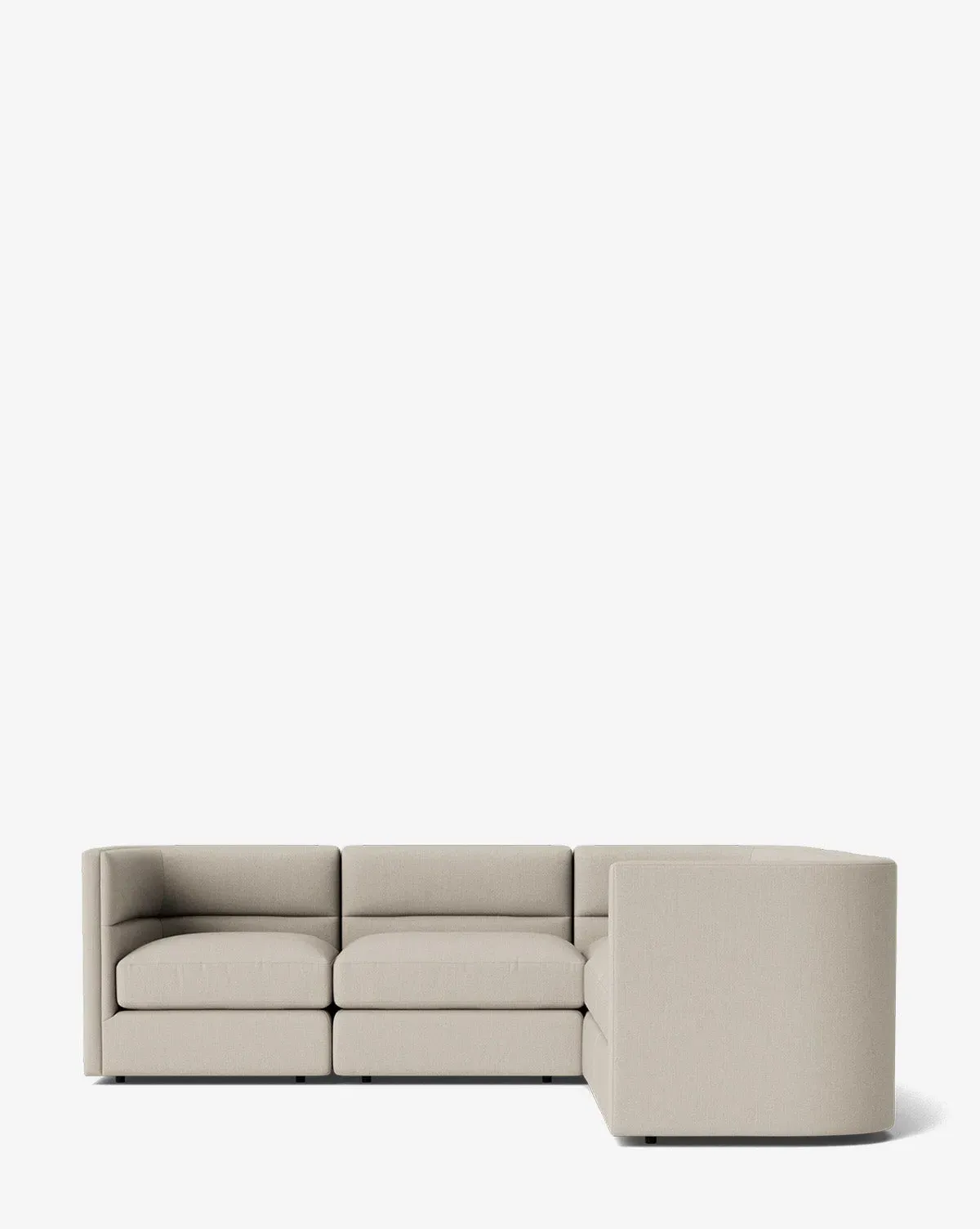 Claremont L-Shaped Modular Sectional Sofa - Belgian Linen product