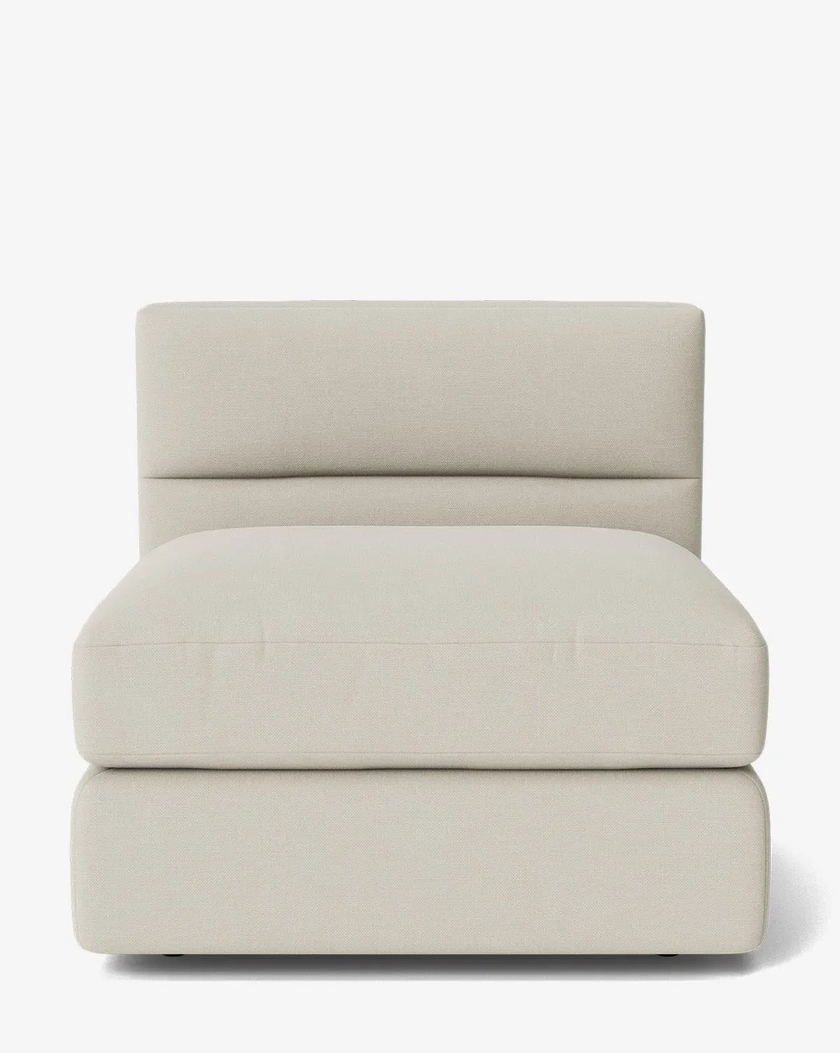 Claremont Modular Armless Chair - Egret, Perennials Fabric product