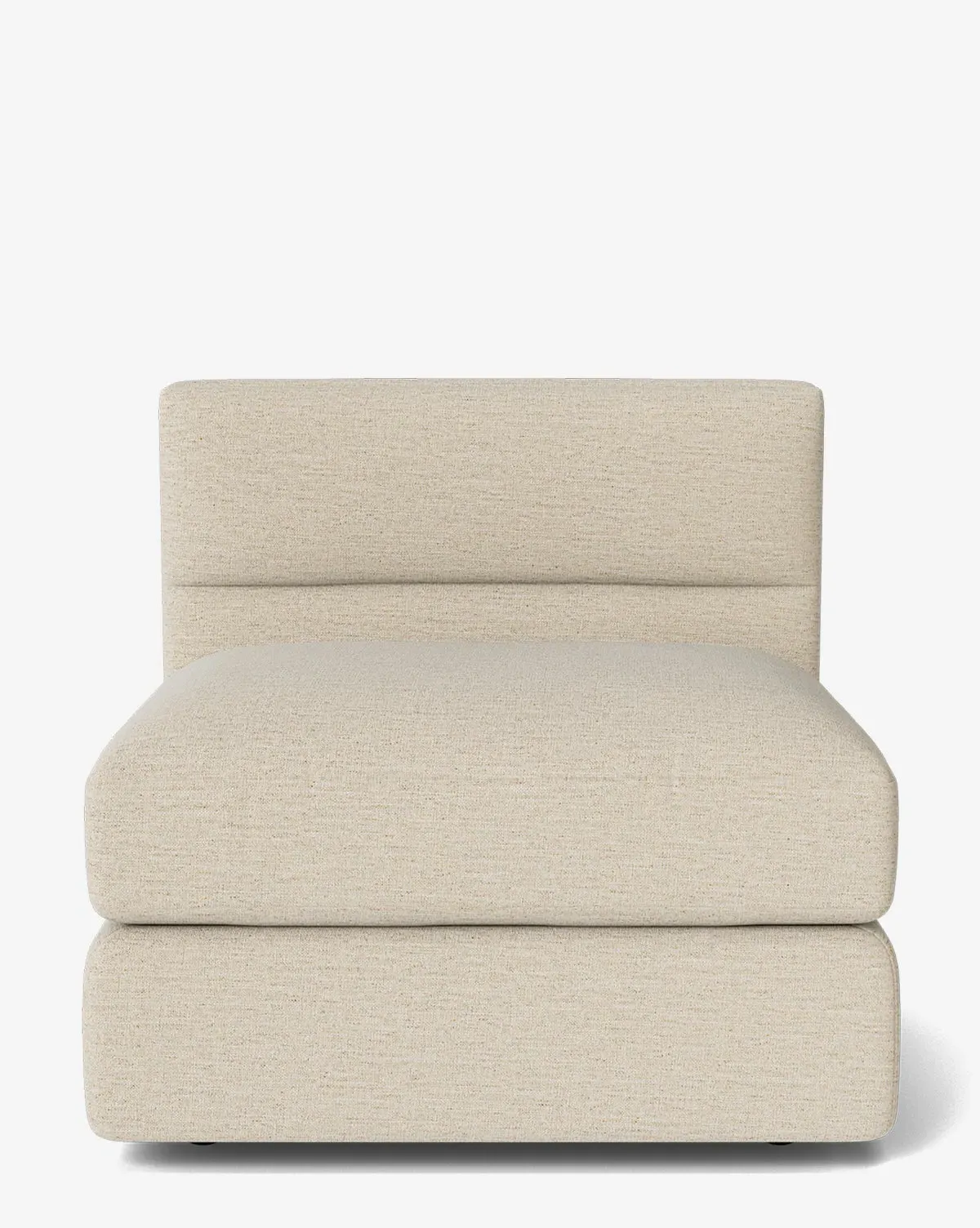 Claremont Modular Armless Chair - Parchment, Crypton product