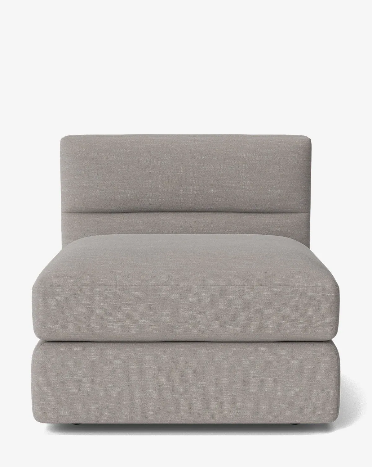 Claremont Modular Armless Chair - Perennials Nickel product