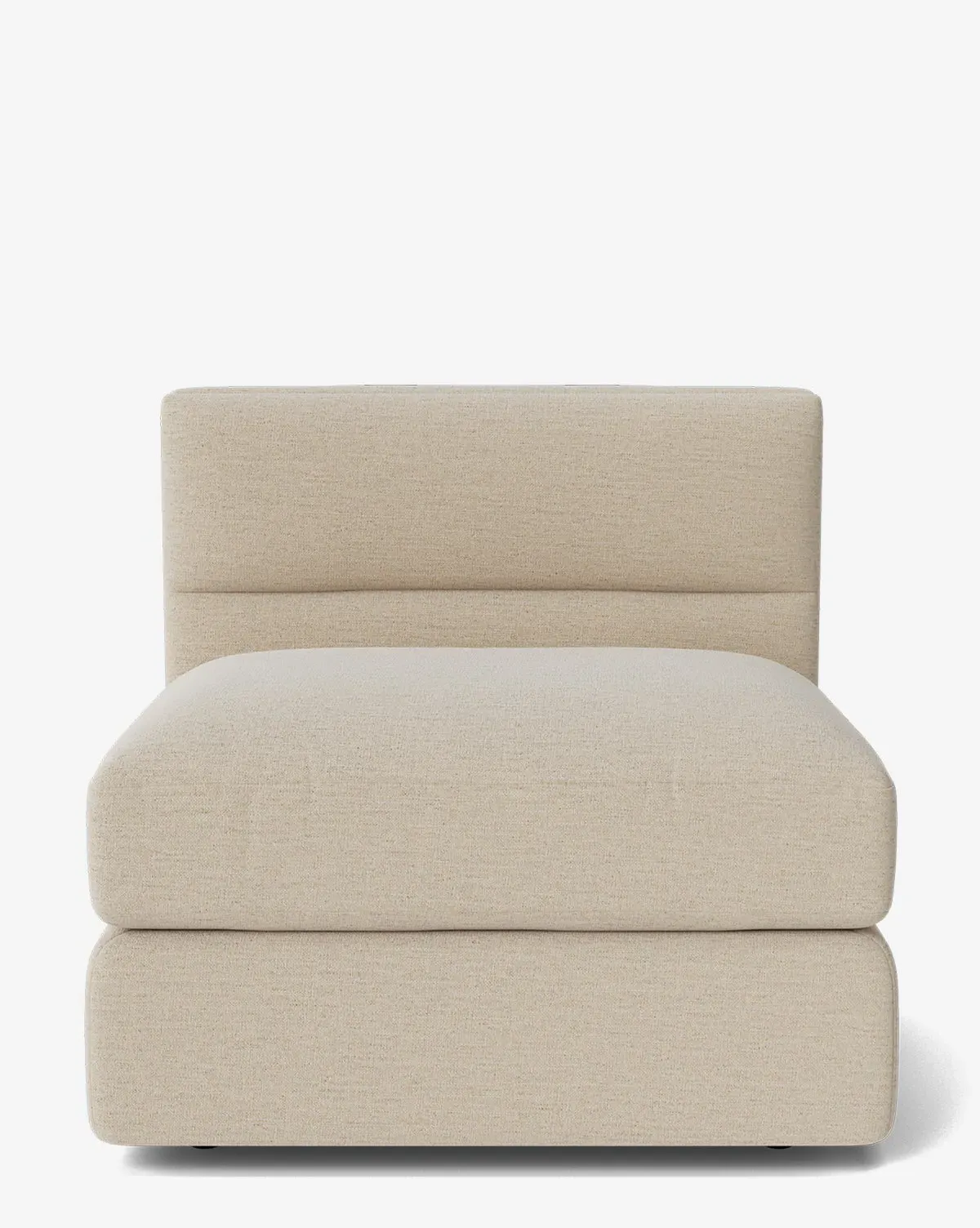 Claremont Modular Armless Chair - Sand, Crypton product