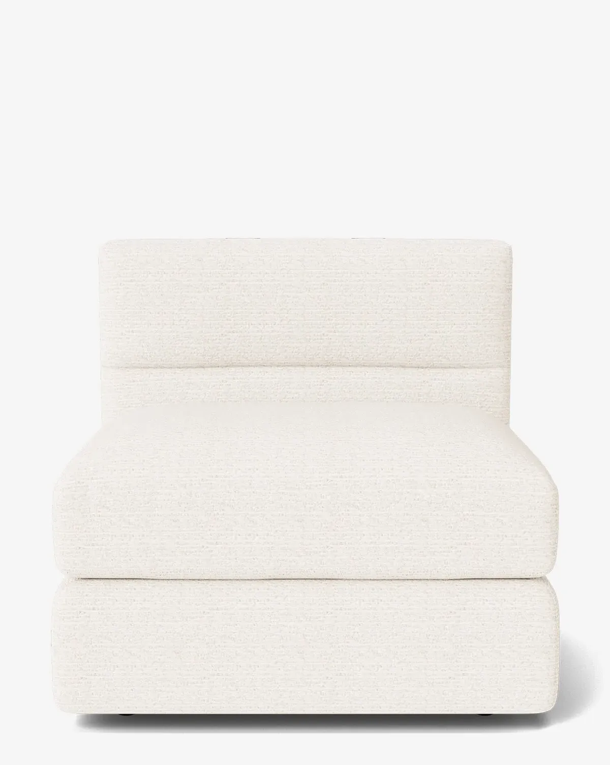 Claremont Modular Armless Chair - Snow, Crypton product