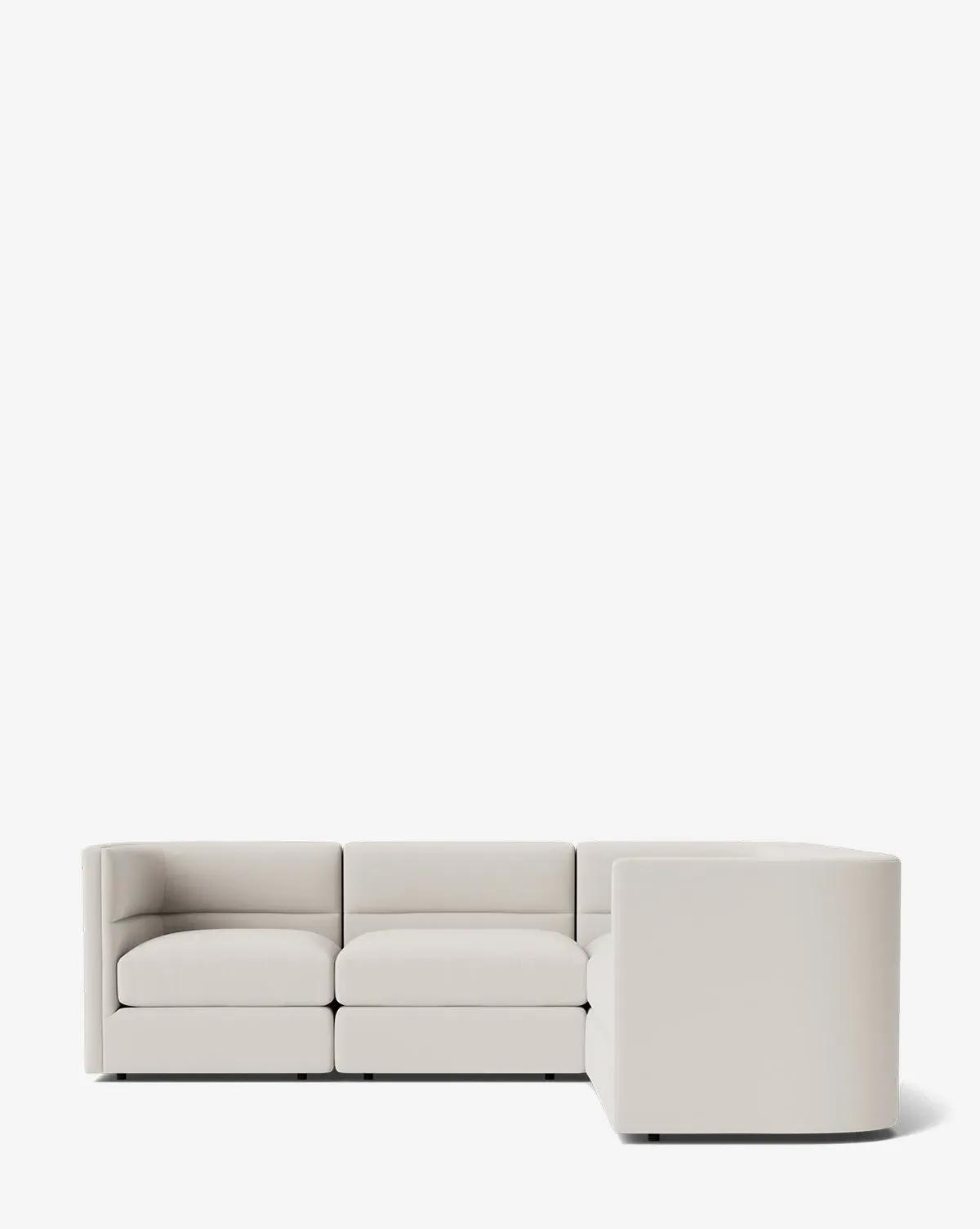Claremont Modular L-Shaped Sectional Sofa - Blanc Crypton product