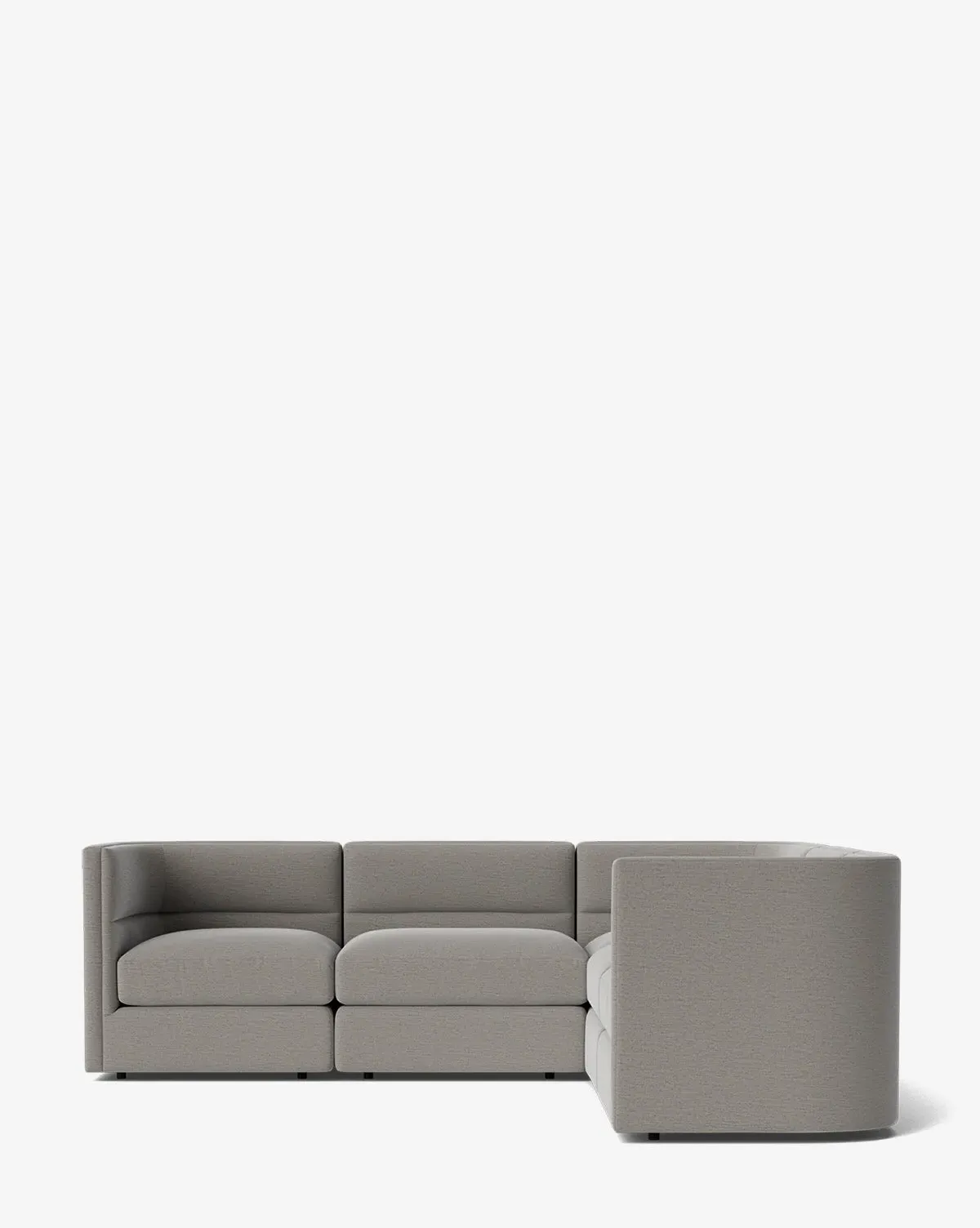 Claremont Modular L-Shaped Sectional Sofa - Grey, Crypton product