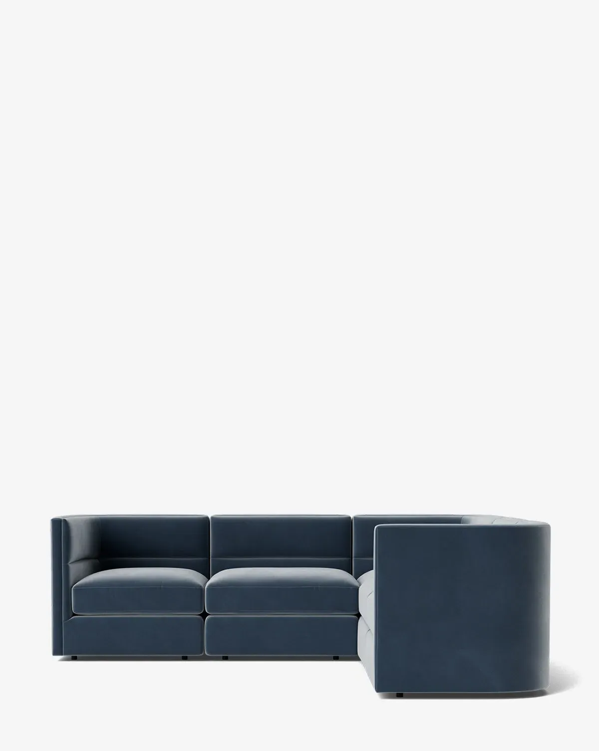 Claremont Modular L-Shaped Sectional Sofa - Velvet product