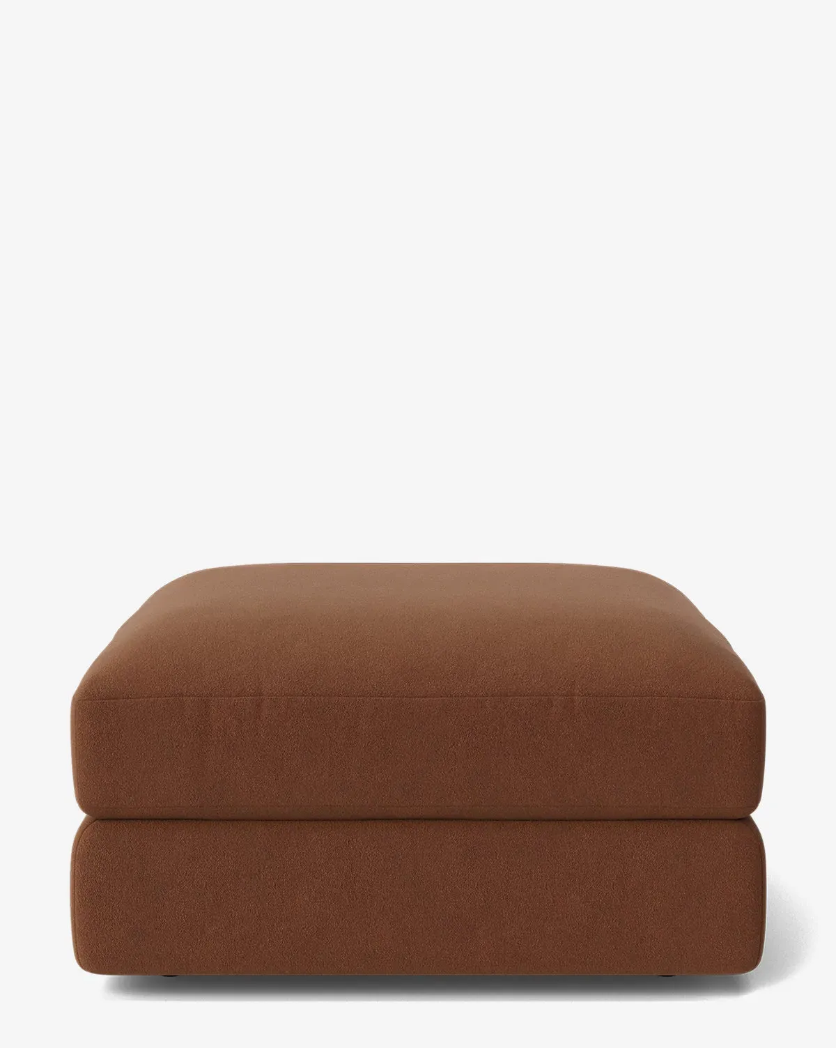 Claremont Modular Ottoman - Auburn, Velvet product