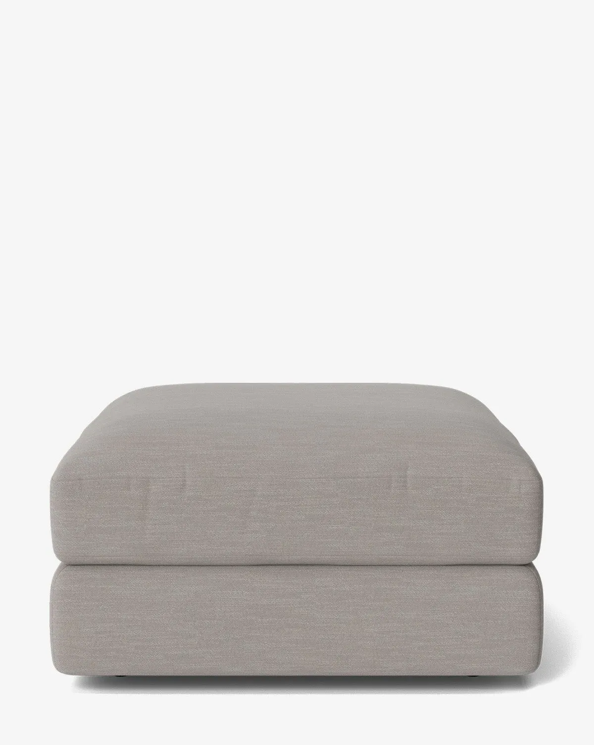 Claremont Modular Ottoman - Perennials Fabric, Nickel product