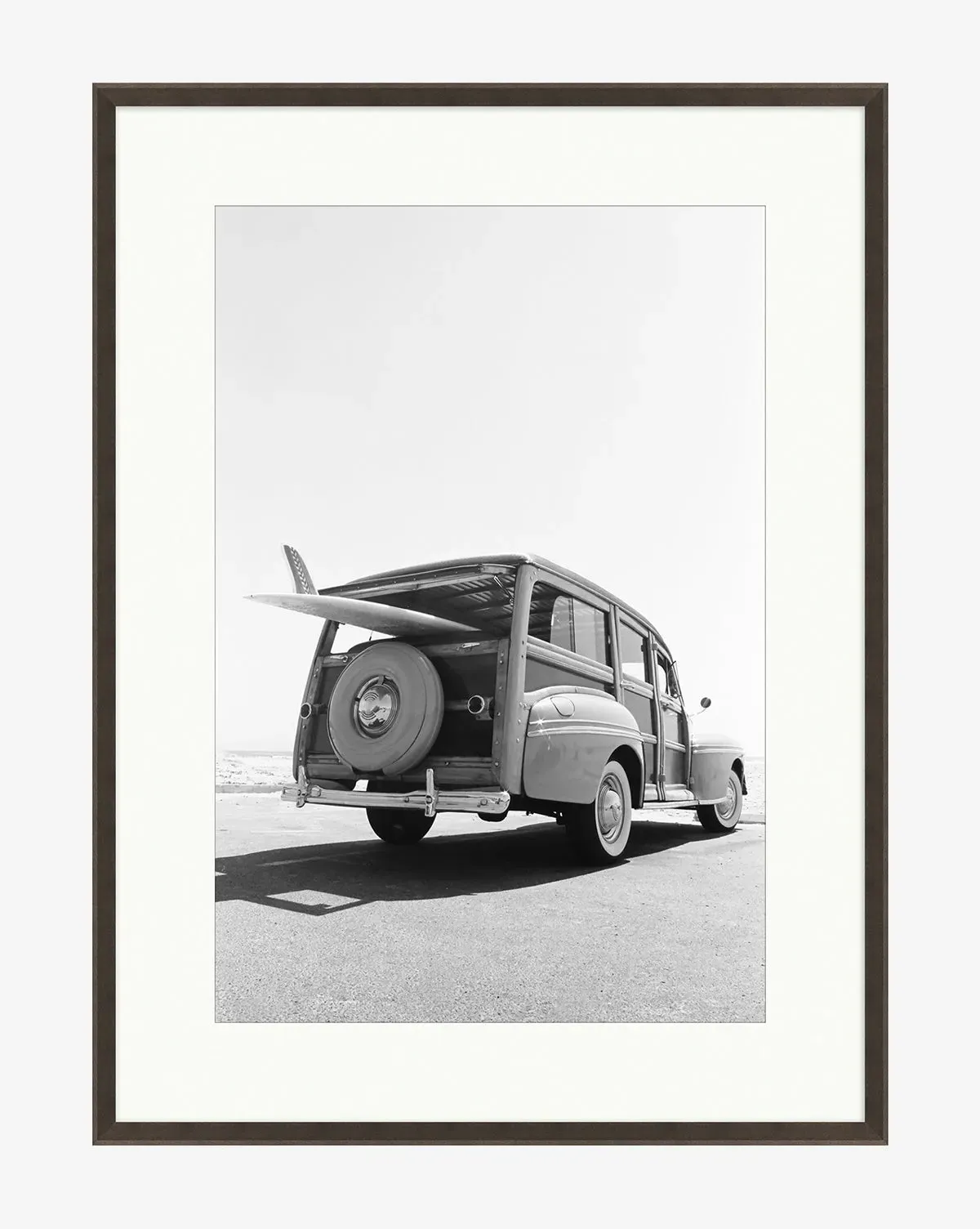 Classic Surf Giclee Print - Black, White product