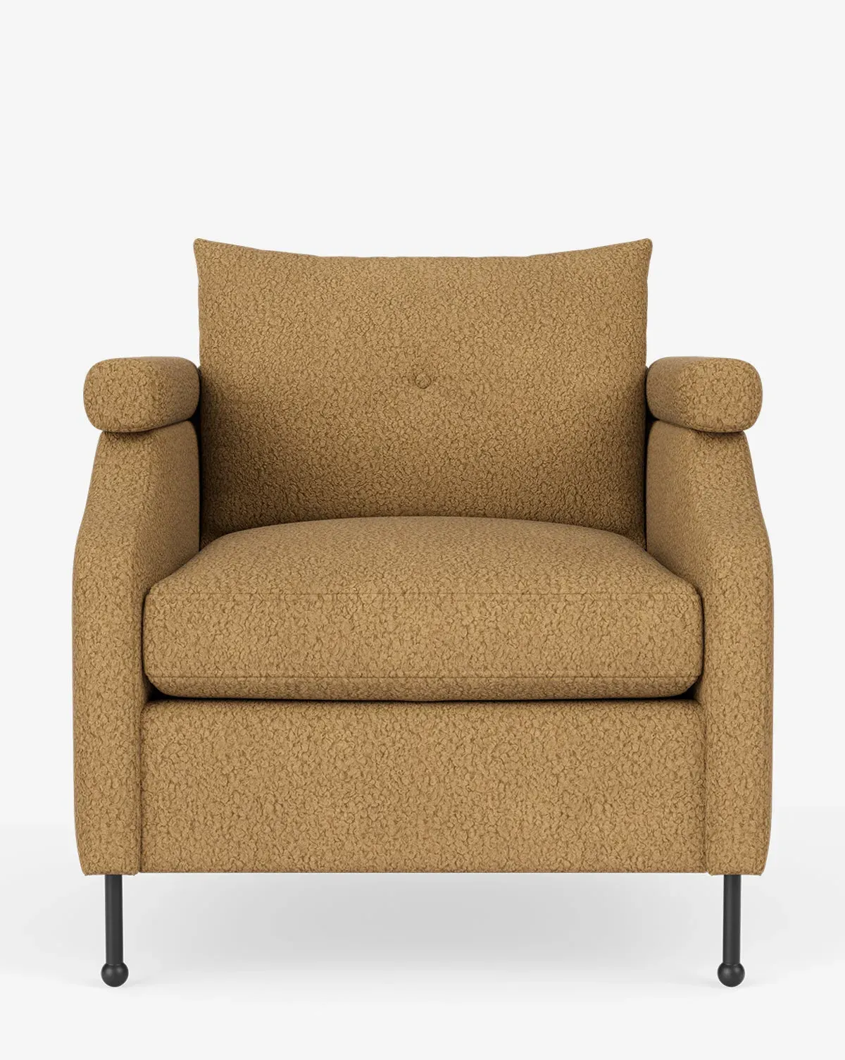 Clegg Lounge Chair - Caramel, Boucle product