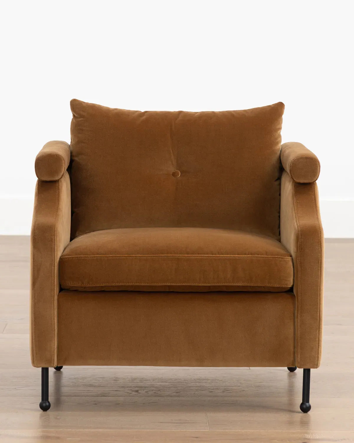 Clegg Lounge Chair - Cinnamon, Velvet product
